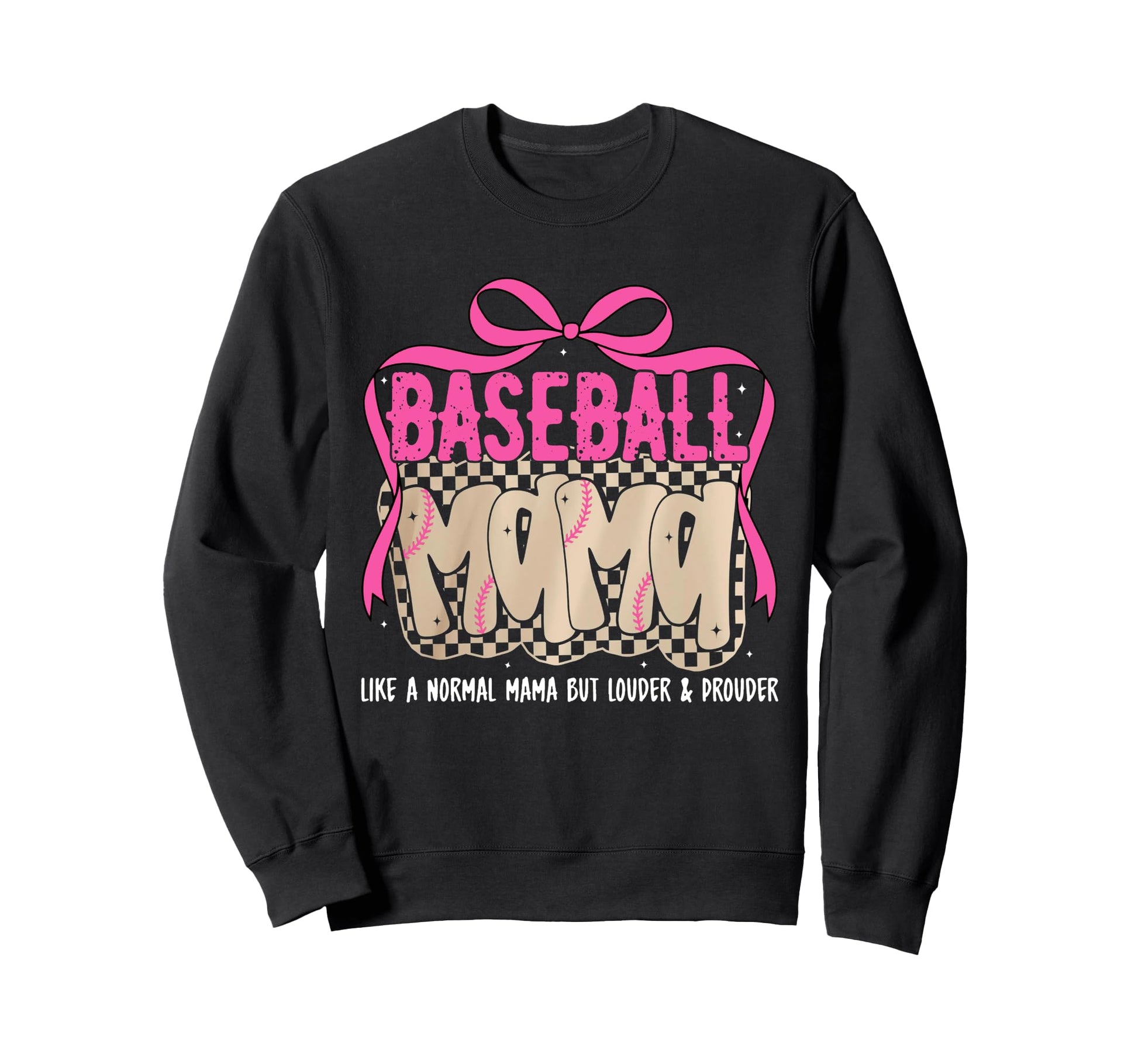 Baseball Mama Like Normal Mama Sweatshirt - Aesthetic Graphic Men Women - T-Shirt, Sweatshirt, Hoodie