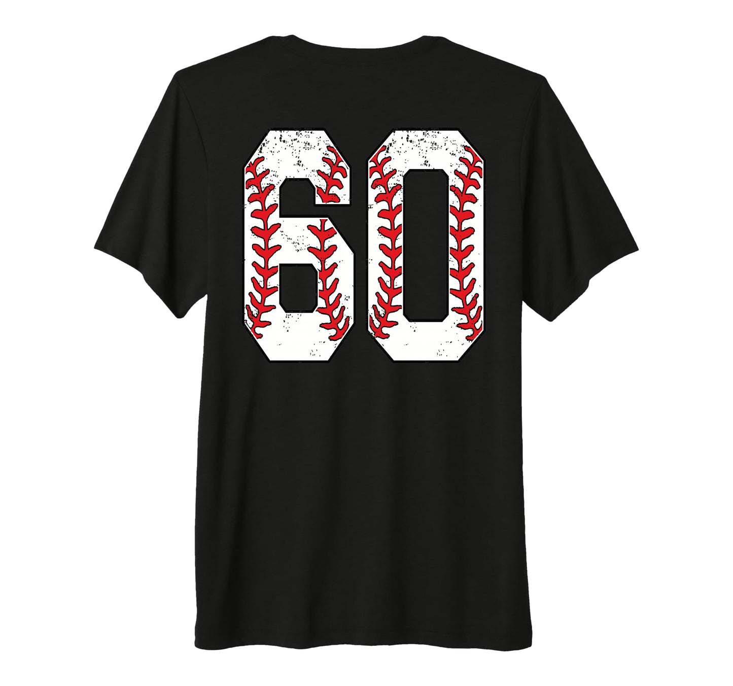 Number 60 Baseball Jersey Number 60 T-Shirt - Minimalist Print Men Women - T-Shirt, Sweatshirt, Hoodie