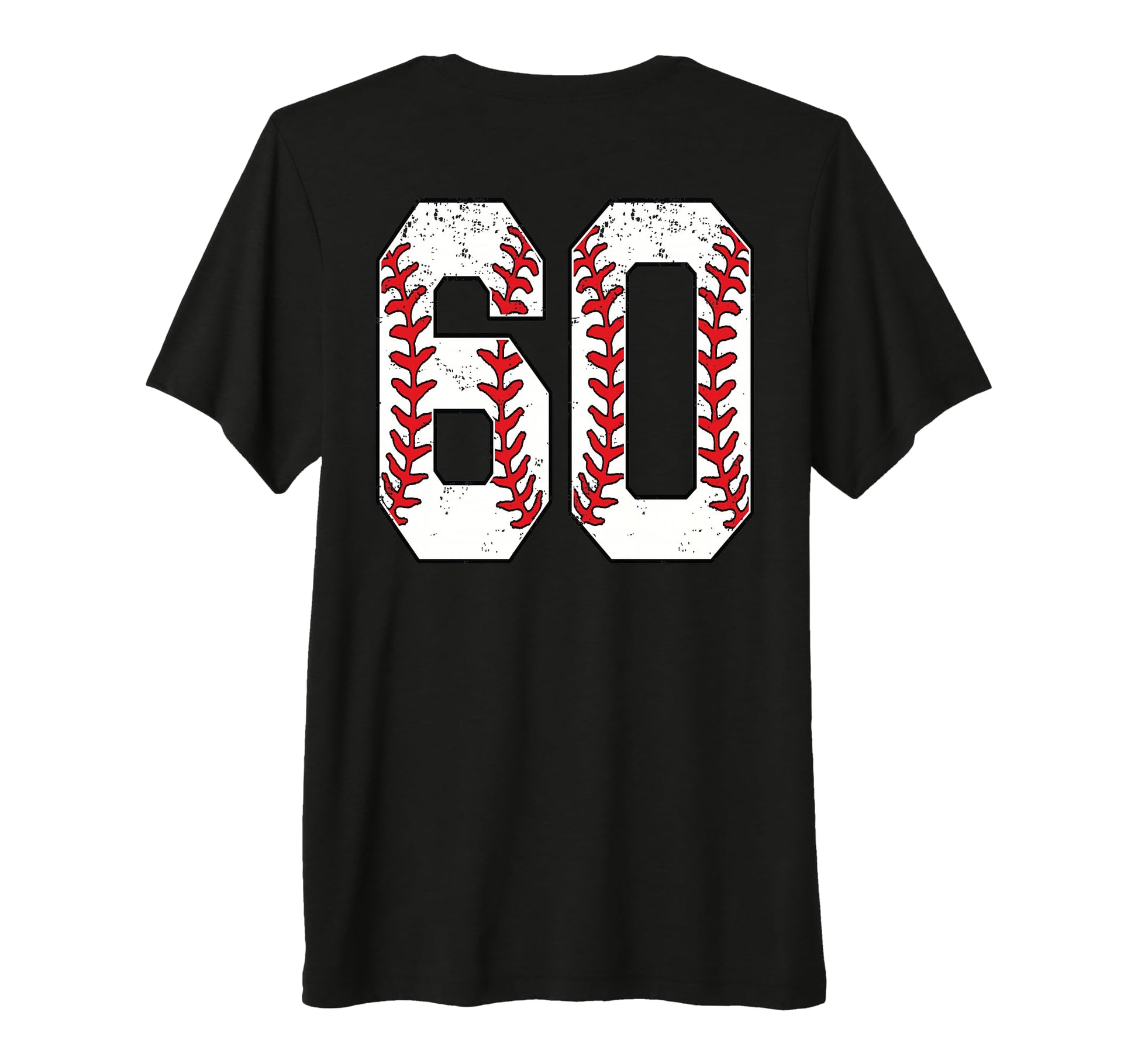 Number 60 Baseball Jersey Number 60 T-Shirt - Minimalist Print Men Women - T-Shirt, Sweatshirt, Hoodie
