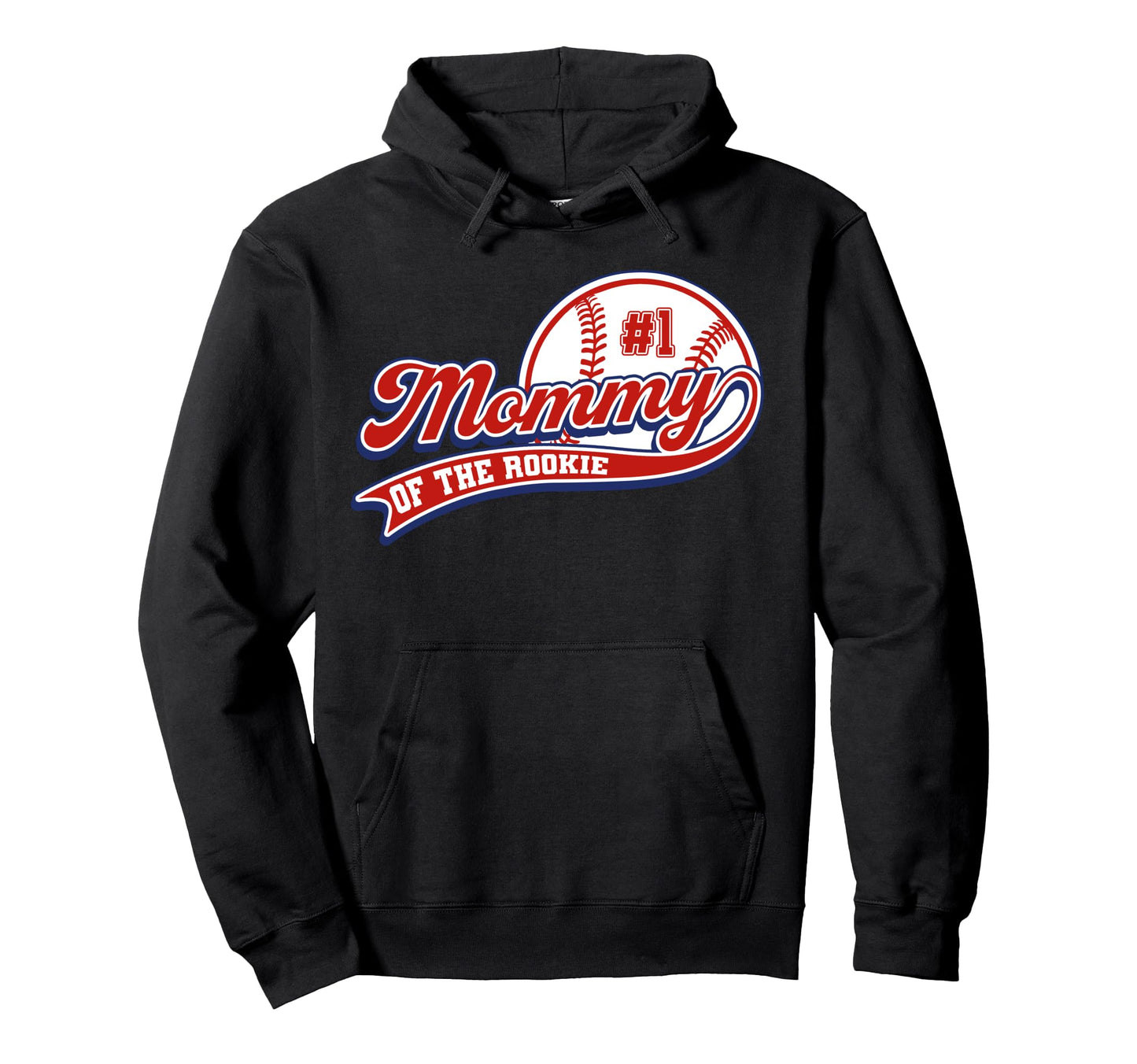 Mommy Rookie Year 1St Birthday Baseball Hoodie - Streetwear Style Unisex - T-Shirt, Sweatshirt, Hoodie