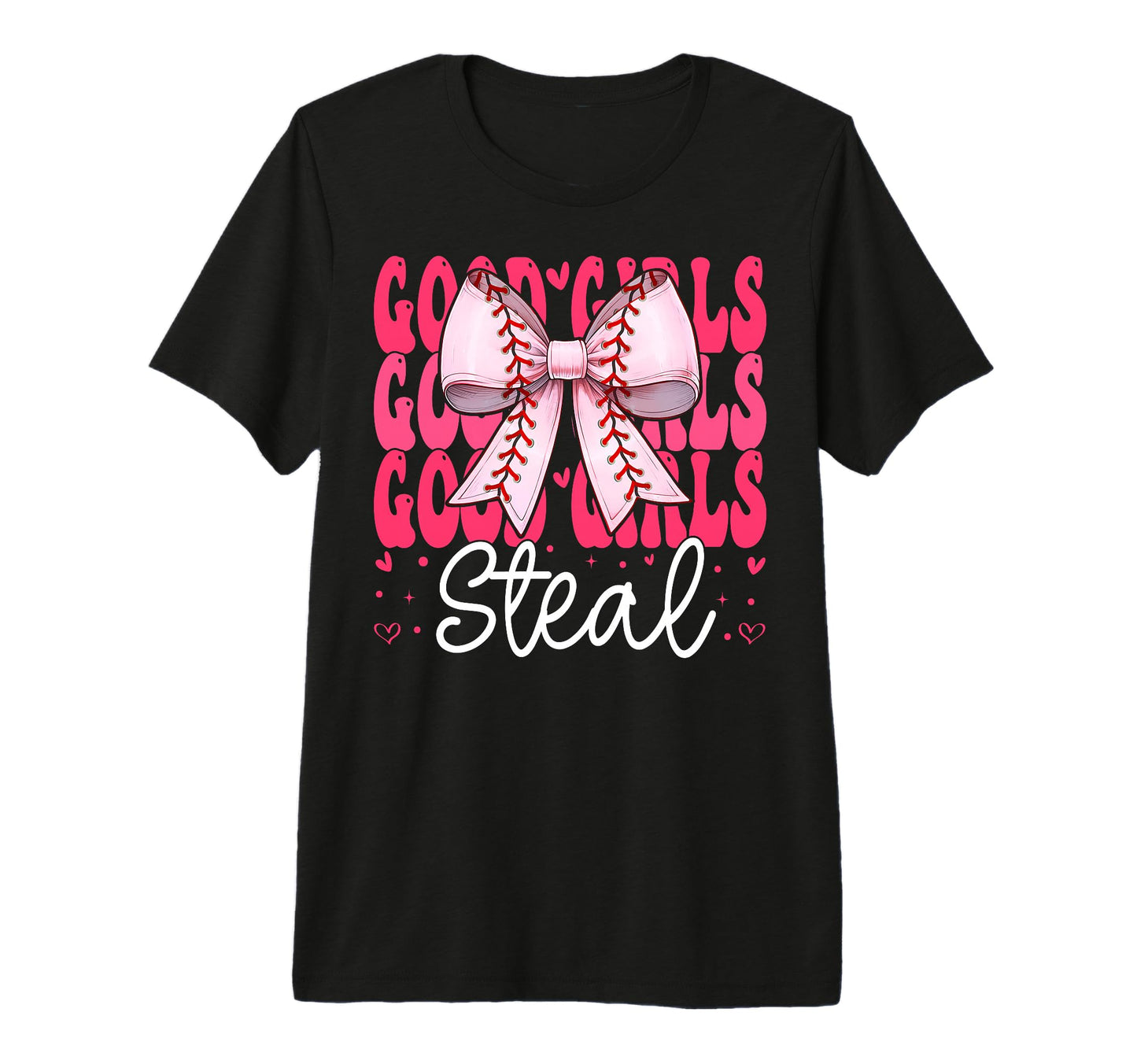 Baseball Mom Mothers Day Coquette Bow T-Shirt - Trendy Graphic for Adults - T-Shirt, Sweatshirt, Hoodie