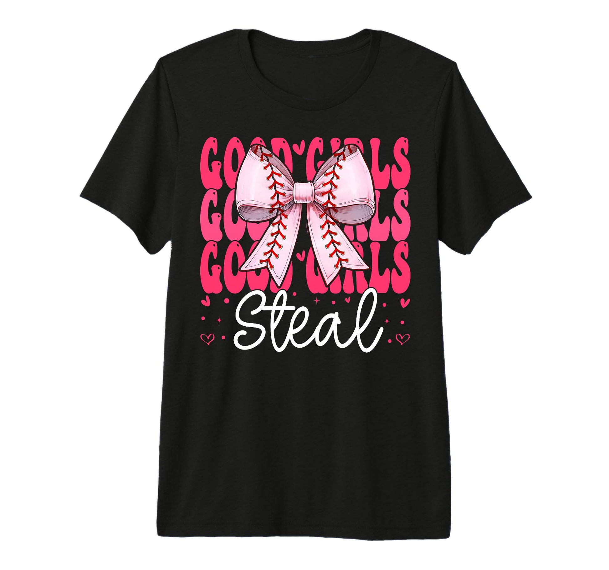 Baseball Mom Mothers Day Coquette Bow T-Shirt - Trendy Graphic for Adults - T-Shirt, Sweatshirt, Hoodie