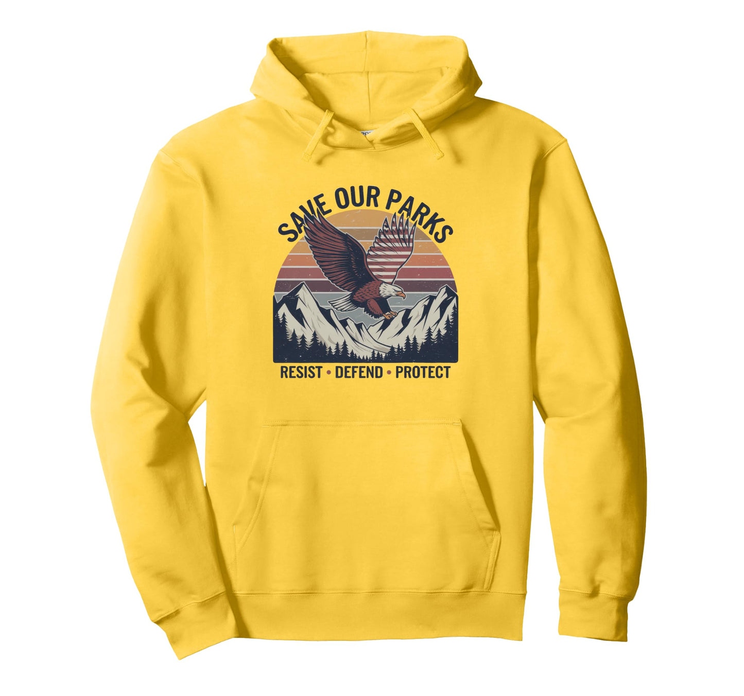 Save Our Parks Protect National Park Hoodie - Fun Novelty Design Men Women - T-Shirt, Sweatshirt, Hoodie