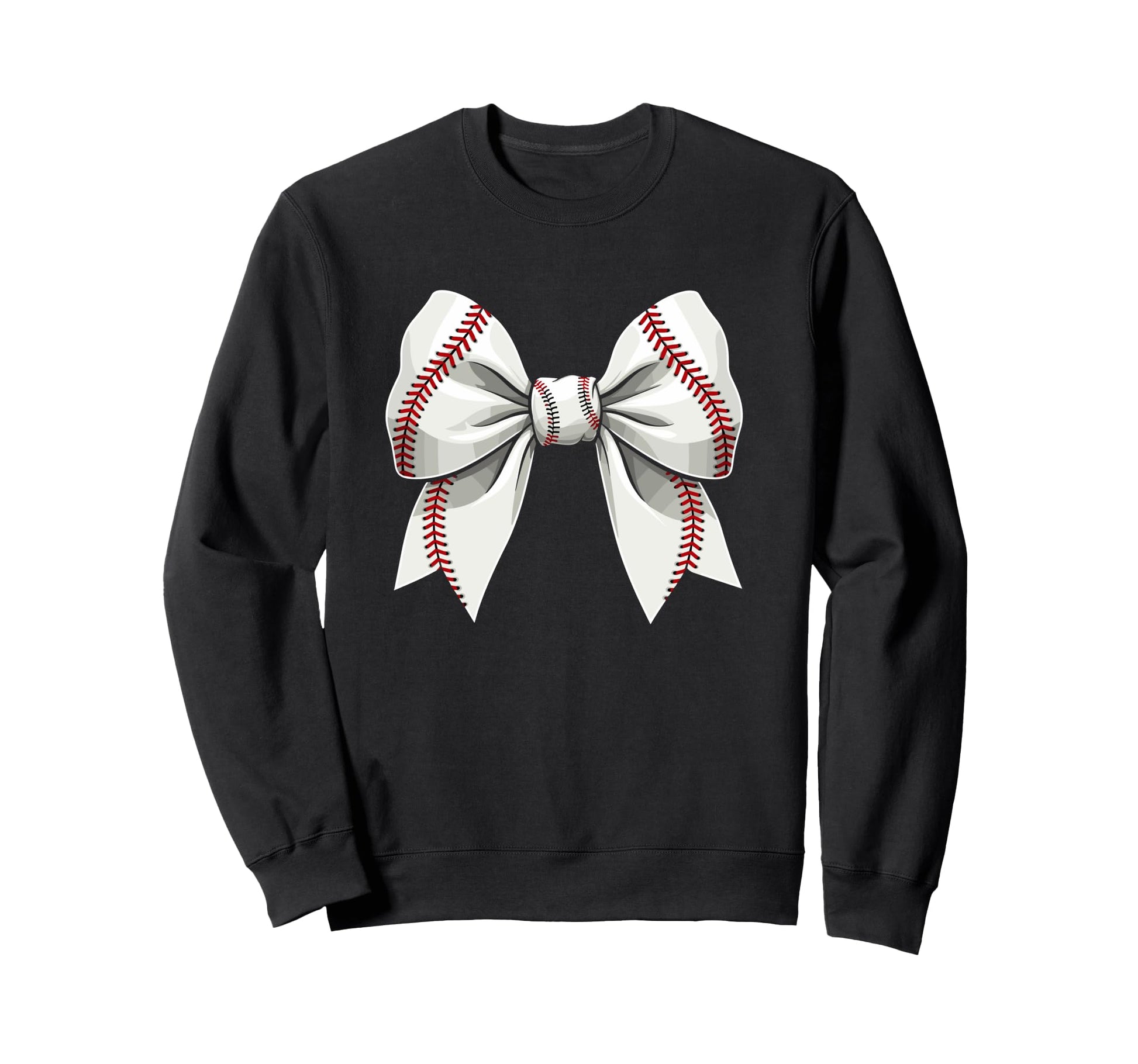 Baseball Coquette Bow Baseball Mom Sweatshirt - Custom Art Print Men Women - T-Shirt, Sweatshirt, Hoodie