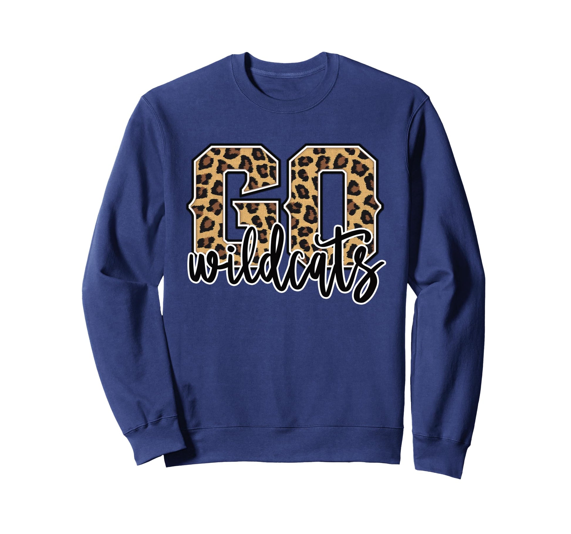 Wildcats Go Wildcats Leopard Sweatshirt - Casual Everyday Wear Men Women - T-Shirt, Sweatshirt, Hoodie