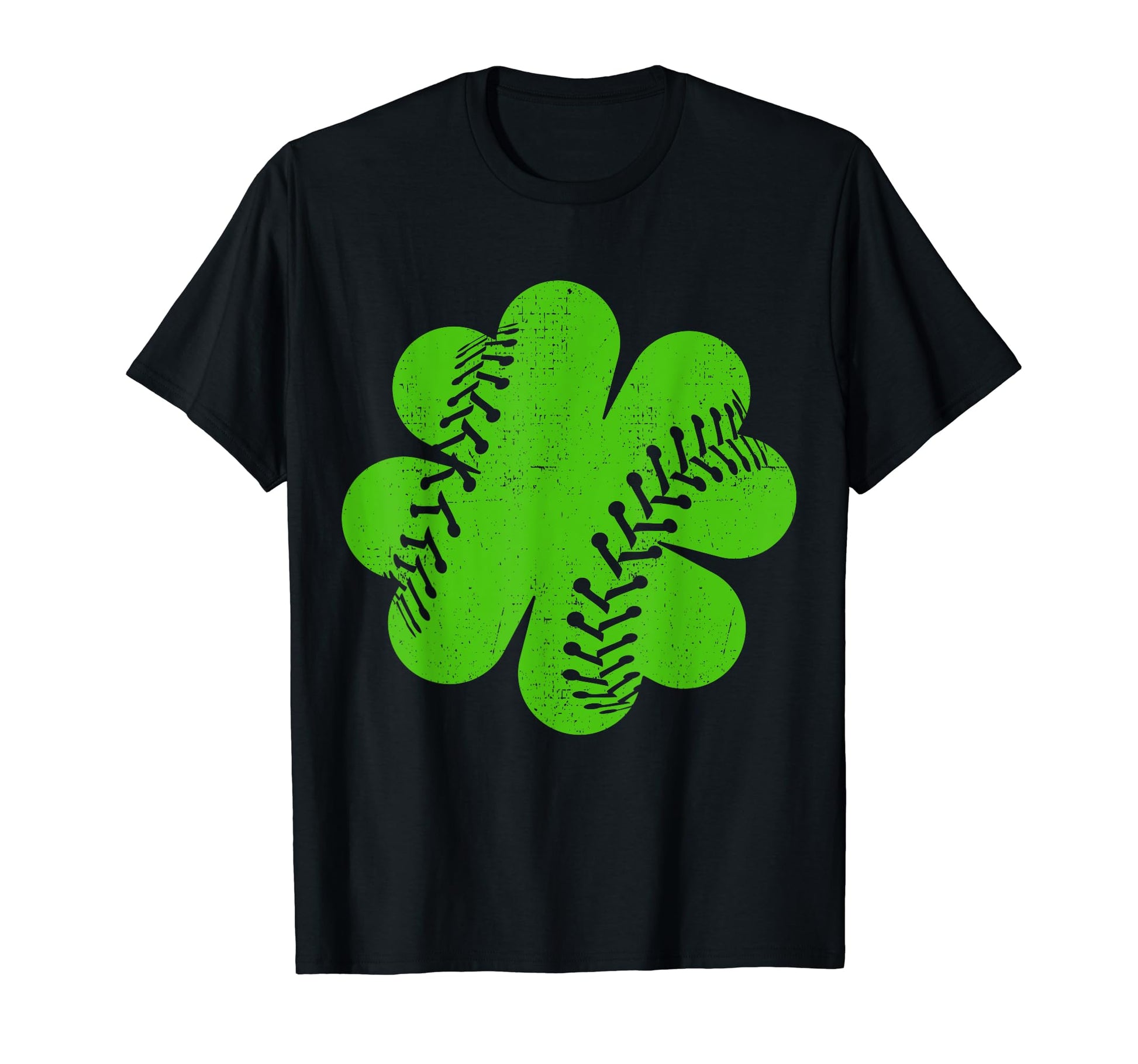 Four Leaf Clover Baseball St T-Shirt - Aesthetic Graphic Men Women - T-Shirt, Sweatshirt, Hoodie