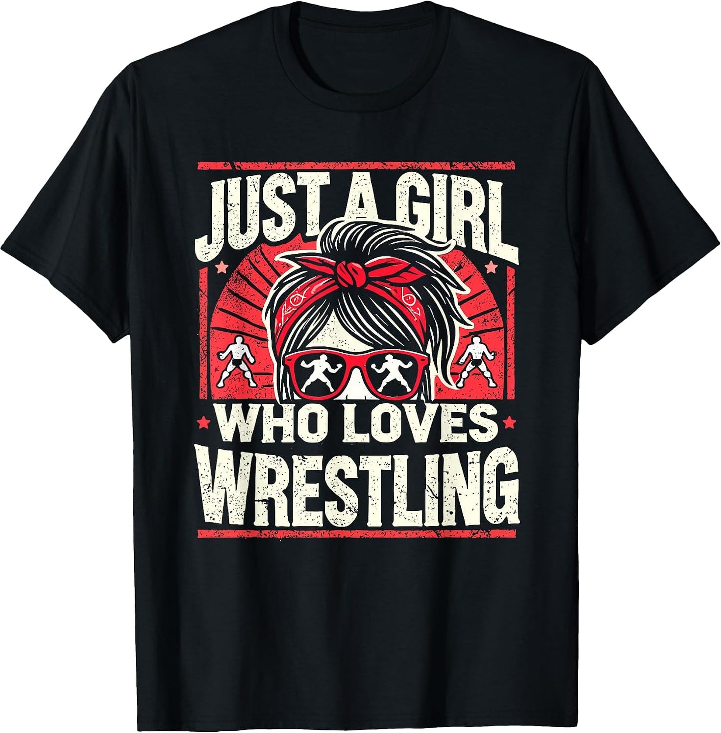 Wrestling Lover Fan Gifts for Women Girls V8Z - Adult & Kids T-Shirts, Sweatshirts & Hoodies apparel design preview 1