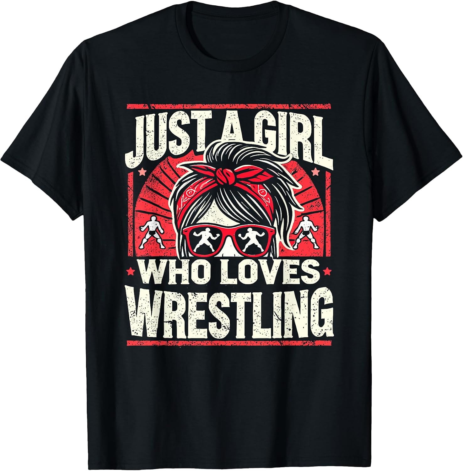Wrestling Lover Fan Gifts for Women Girls V8Z - Adult & Kids T-Shirts, Sweatshirts & Hoodies apparel design preview 1