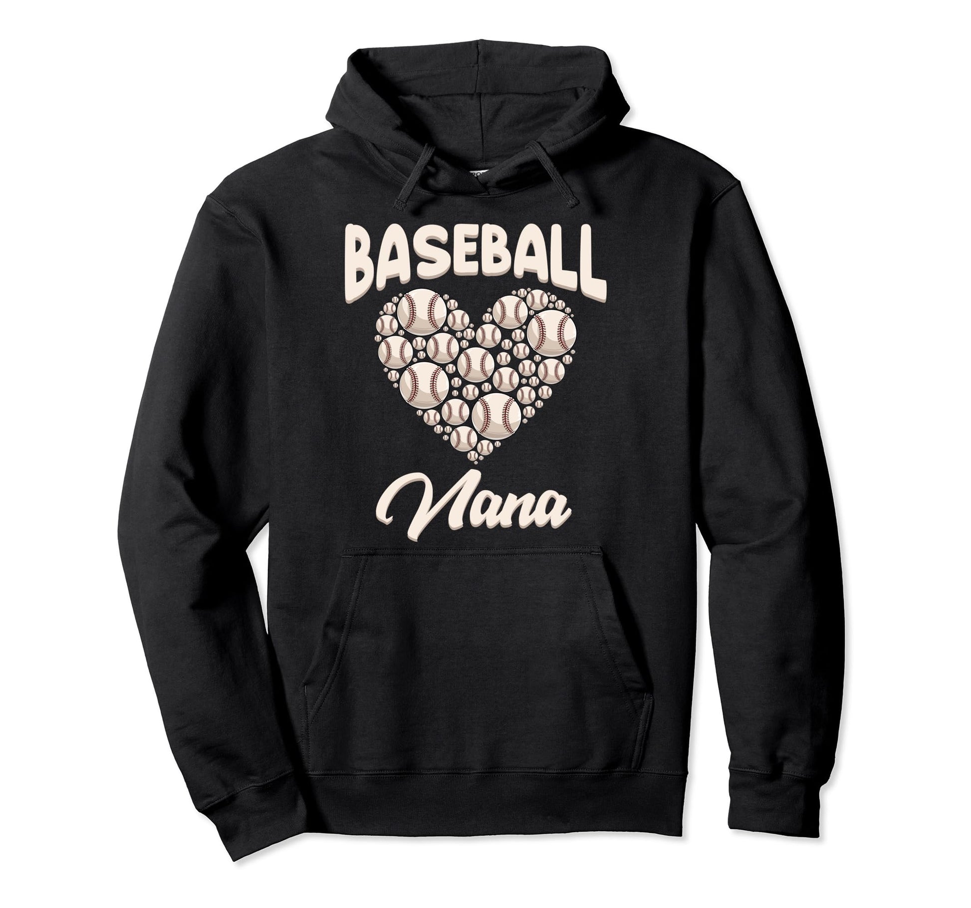 Baseball Nana Funny Birthday Baseball Hoodie - Aesthetic Graphic Unisex - T-Shirt, Sweatshirt, Hoodie