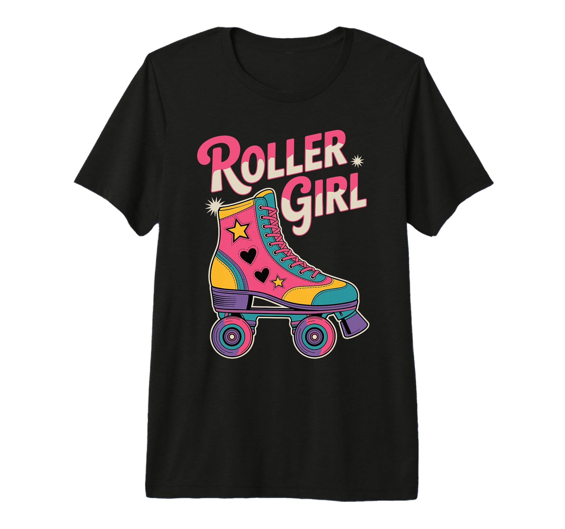 Roller Colorful 90S 80S Roller Skate T-Shirt - Trendy Graphic Men Women - T-Shirt, Sweatshirt, Hoodie