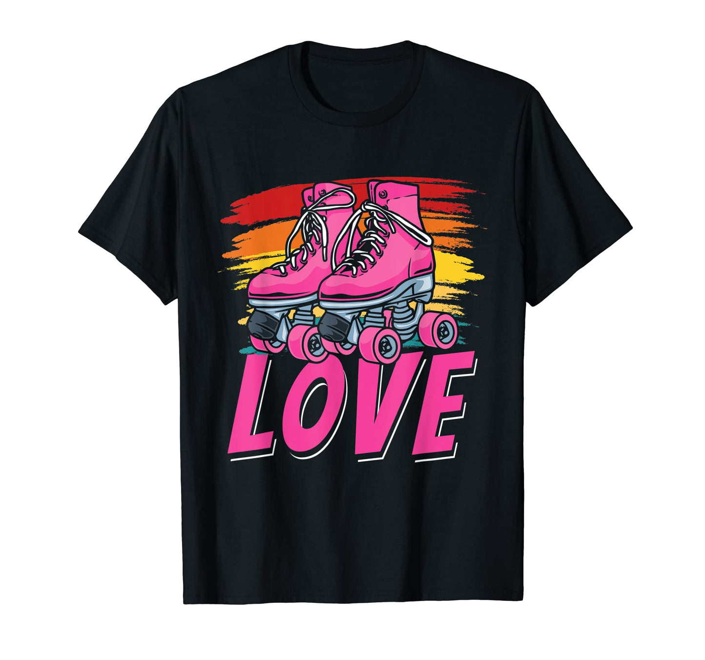 Roller Skates Roller Skating Roller Hoodie - Custom Art Print Unisex - T-Shirt, Sweatshirt, Hoodie