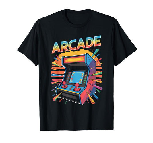 Arcade Vibes Gaming Machine Fun T-Shirt - Custom Art Print for Adults - T-Shirt, Sweatshirt, Hoodie