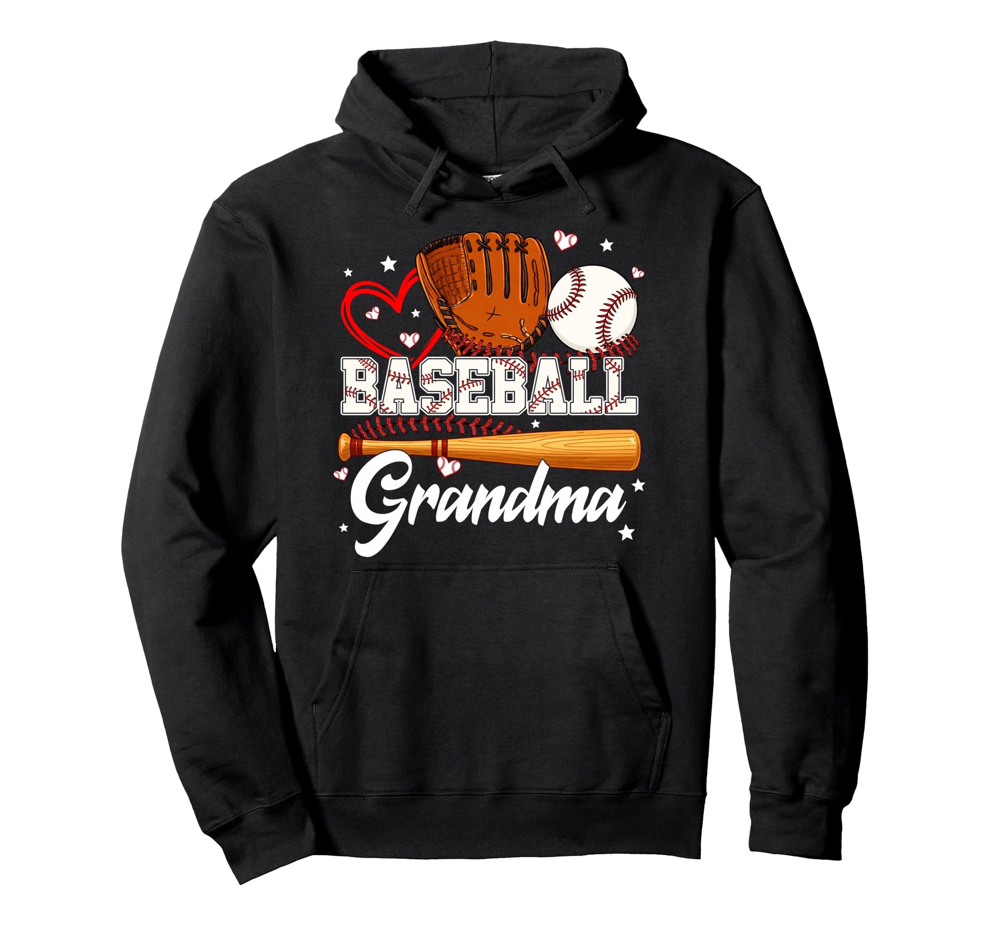 Matching Baseball Grandma Family Group Hoodie - Unique Graphic Men Women - T-Shirt, Sweatshirt, Hoodie