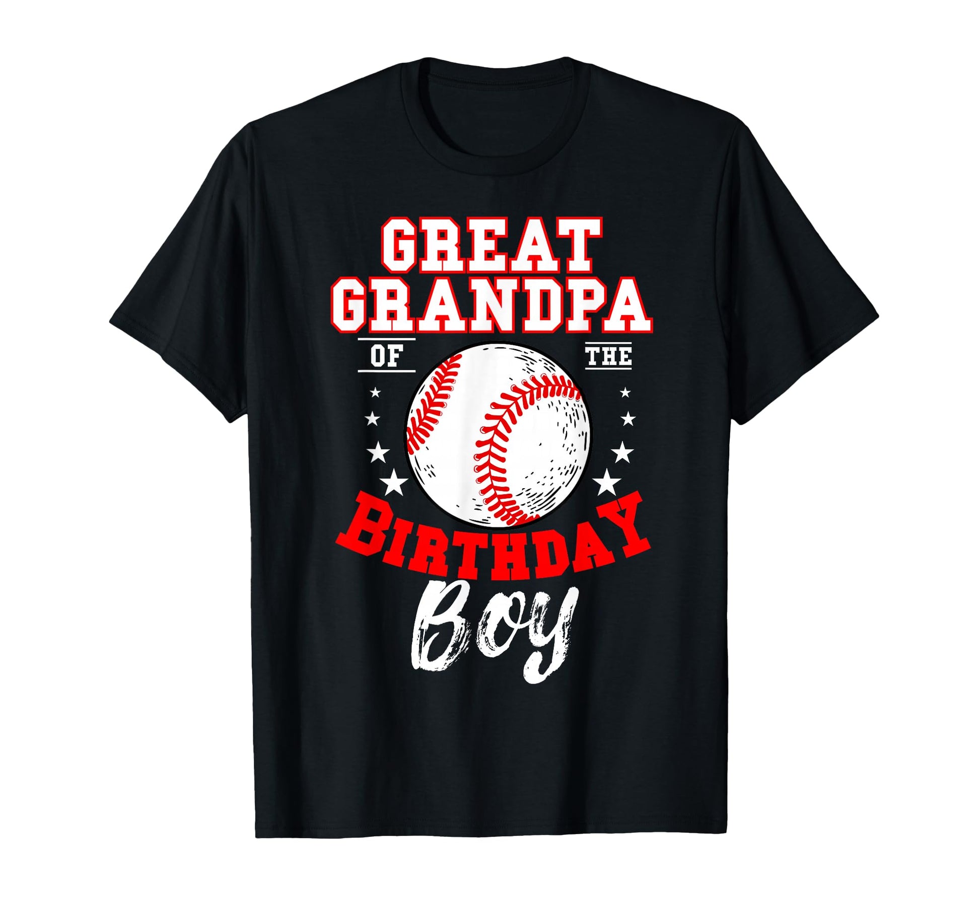 Great Grandpa Birthday Baseball T-Shirt - Custom Art Print for Adults - T-Shirt, Sweatshirt, Hoodie
