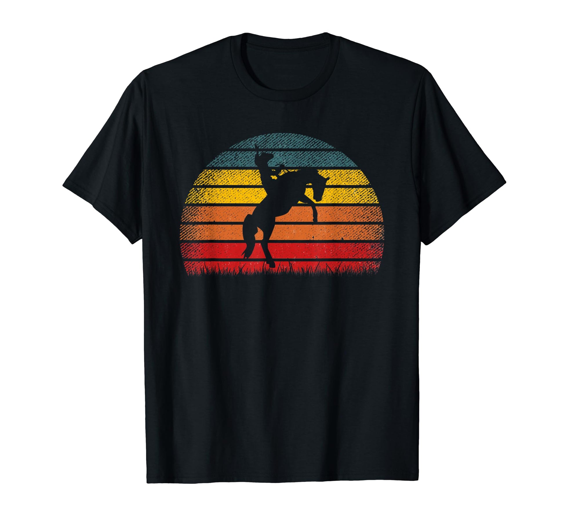 Western Cowboy Riding Horse Rodeo T-Shirt - Fun Novelty Design Unisex - T-Shirt, Sweatshirt, Hoodie