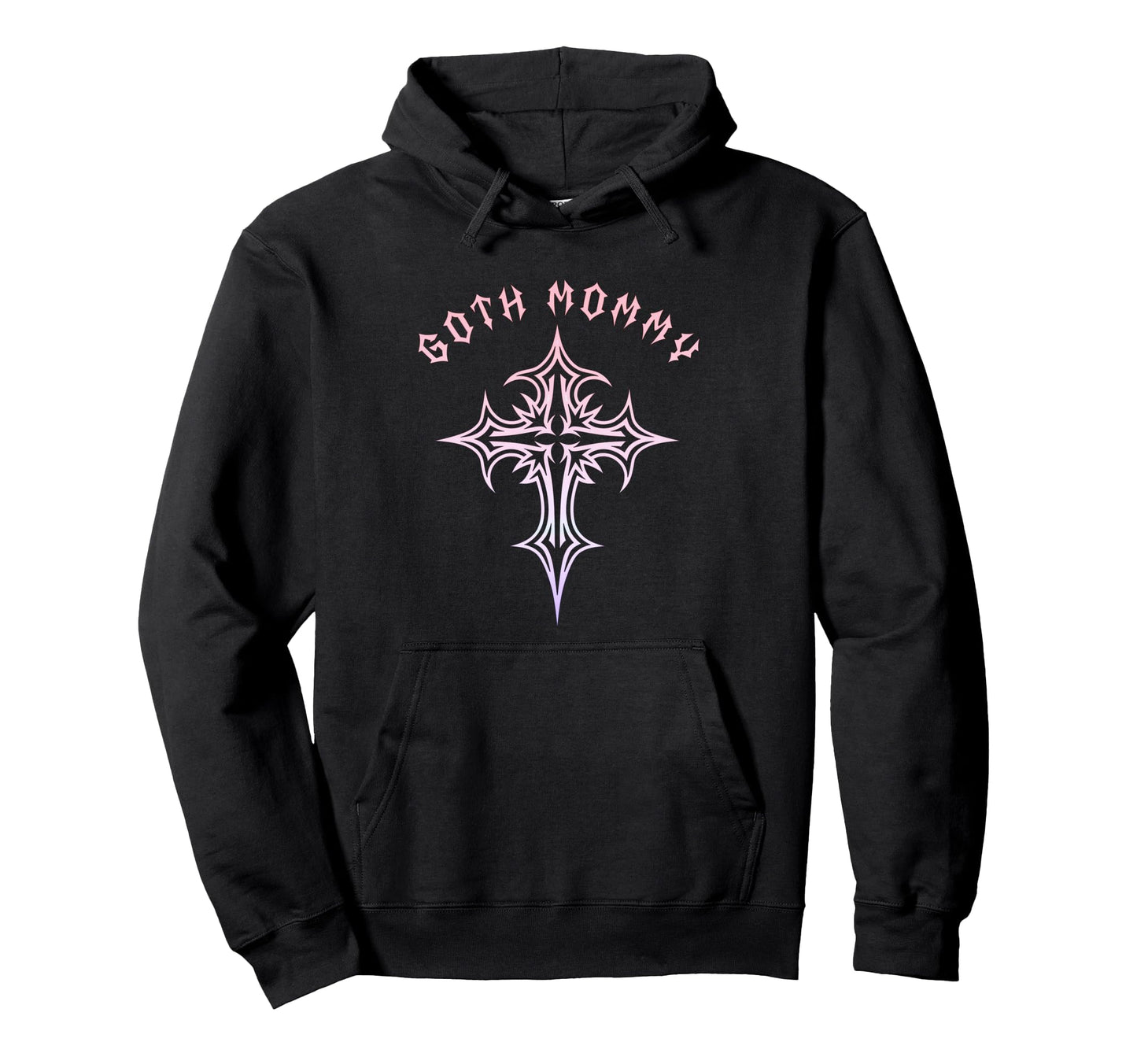 Goth Mommy Gothic Cross Y2K Hoodie - Fun Novelty Design Men Women - T-Shirt, Sweatshirt, Hoodie