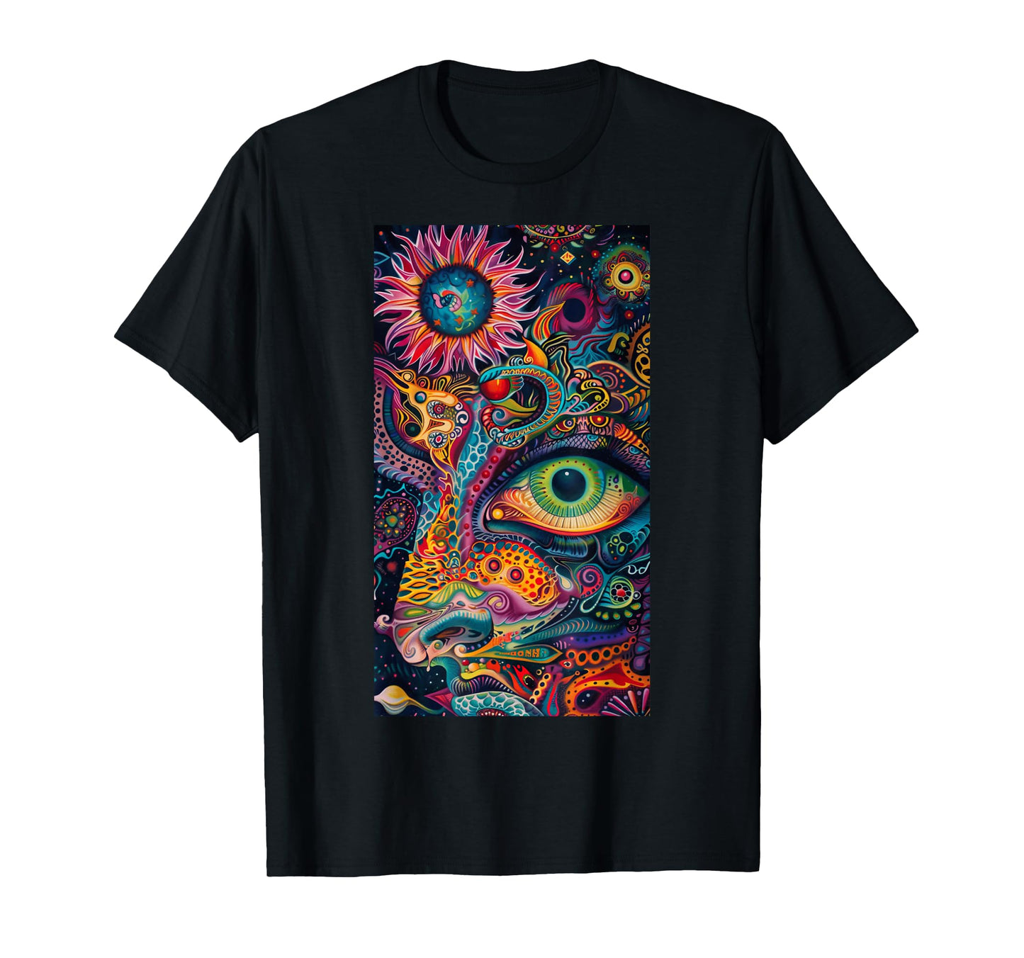 Psychedelic Eye Psychedelic Colorful Trippy T-Shirt - Unique Graphic Unisex - T-Shirt, Sweatshirt, Hoodie