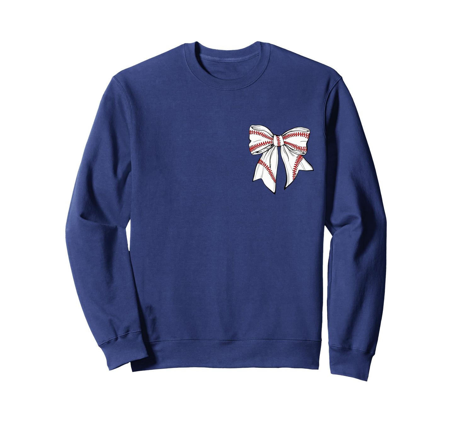 Baseball Bow Game Day Coquette Sweatshirt - Aesthetic Graphic for Adults - T-Shirt, Sweatshirt, Hoodie