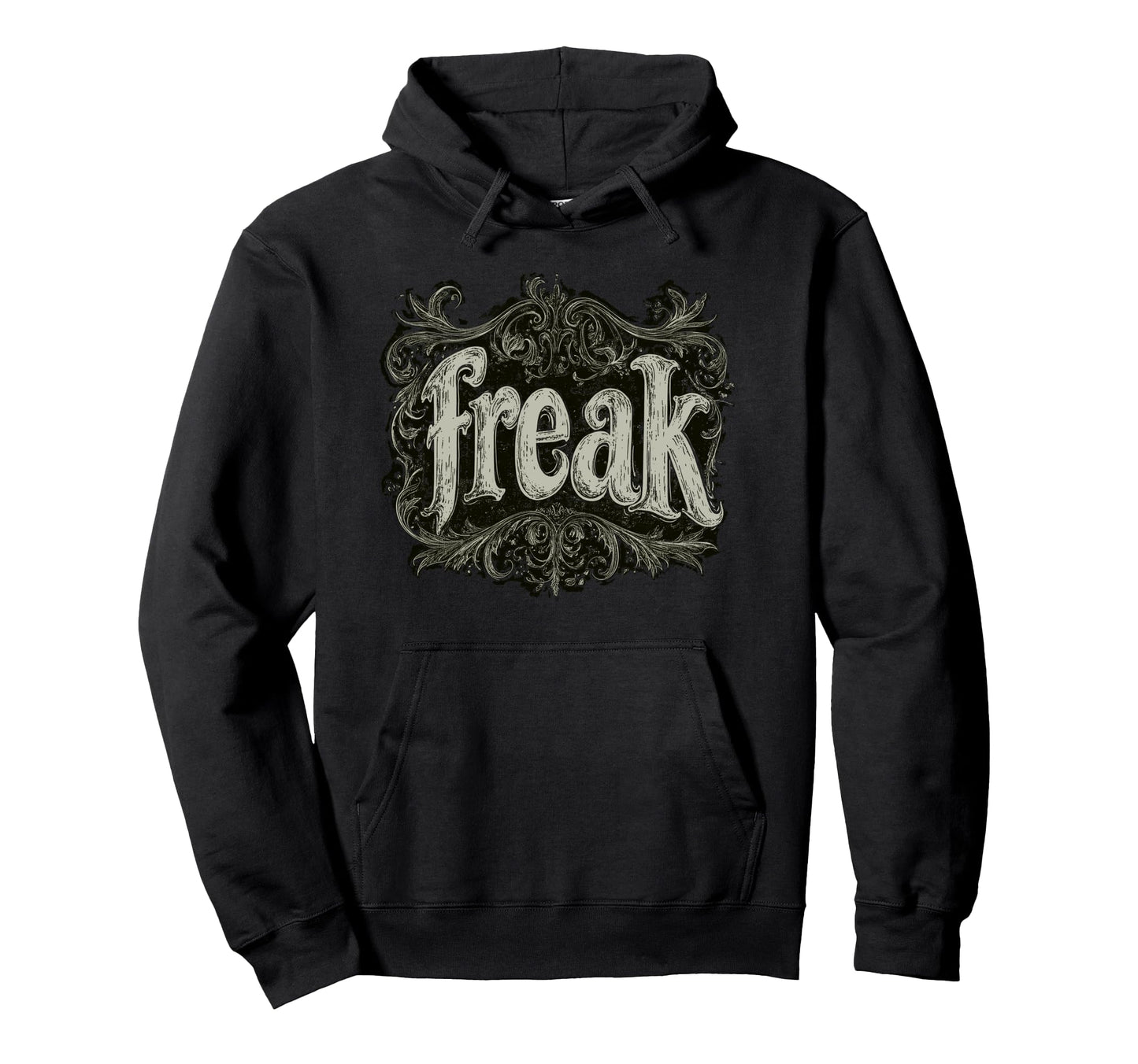 Freak Gothic Alt Grunge Hip Hop Y2K Hoodie - Custom Art Print for Adults - T-Shirt, Sweatshirt, Hoodie