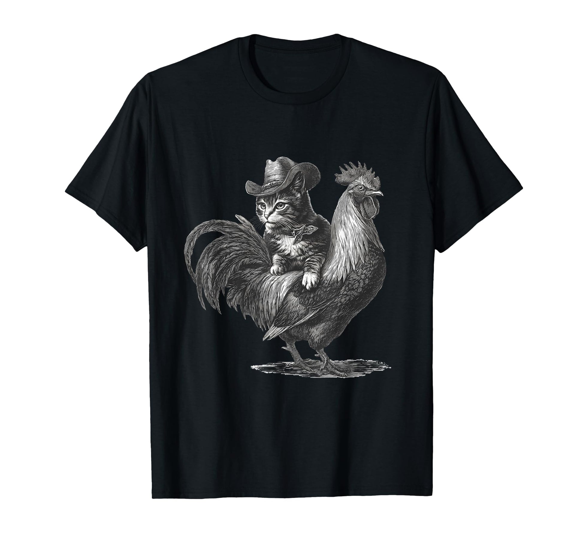 Country Western Cowgirl Funny Cowboy Cat T-Shirt - Streetwear Style Unisex - T-Shirt, Sweatshirt, Hoodie