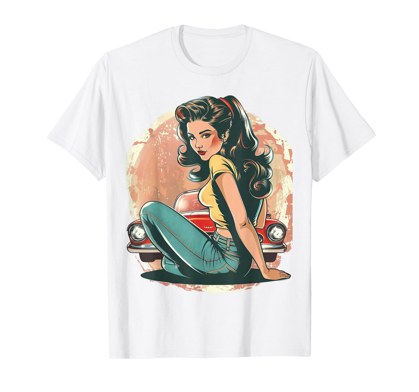 Pinup Pin Up American T-Shirt - Casual Everyday Wear Unisex - T-Shirt, Sweatshirt, Hoodie
