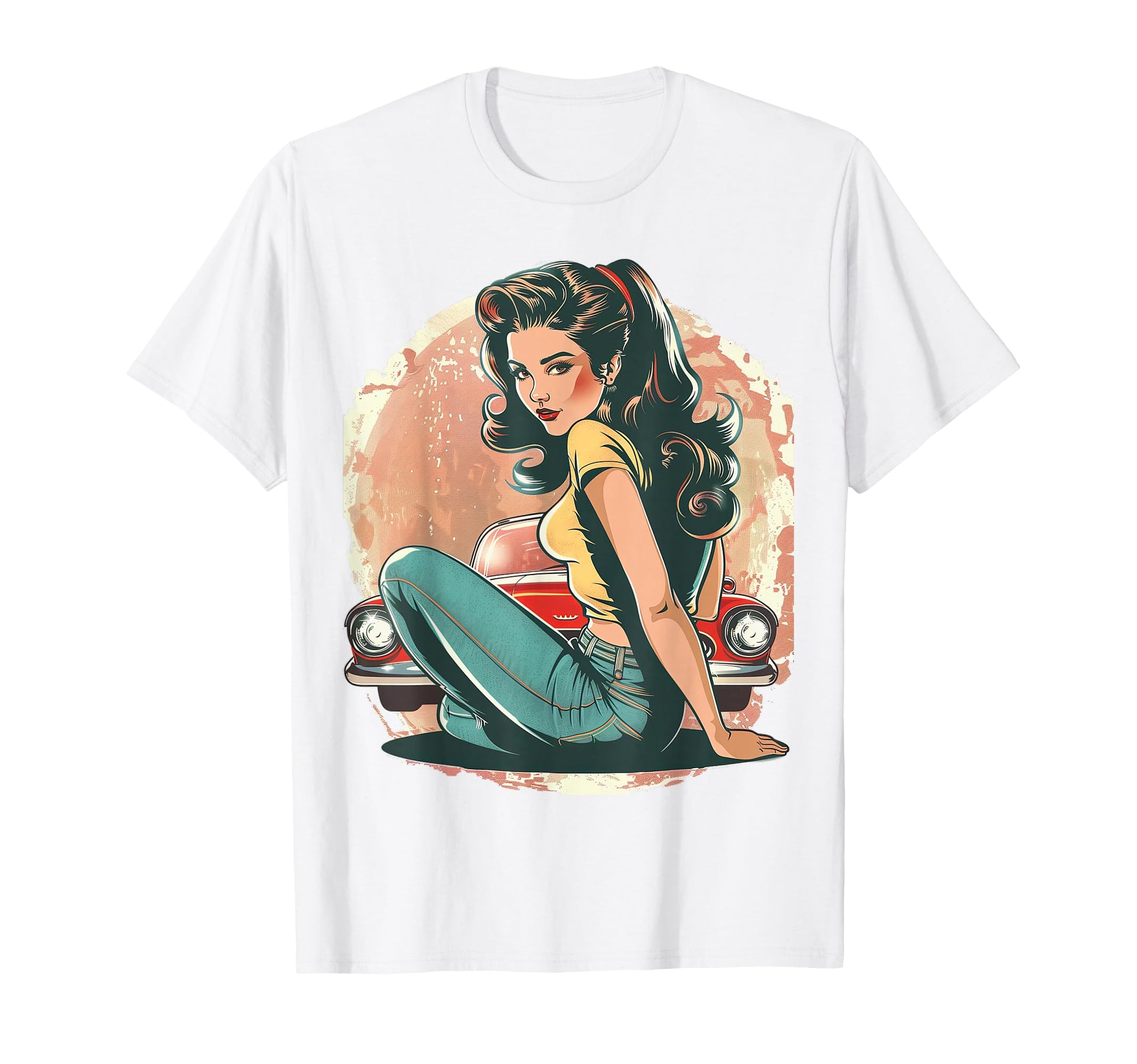 Pinup Pin Up American T-Shirt - Casual Everyday Wear Unisex - T-Shirt, Sweatshirt, Hoodie