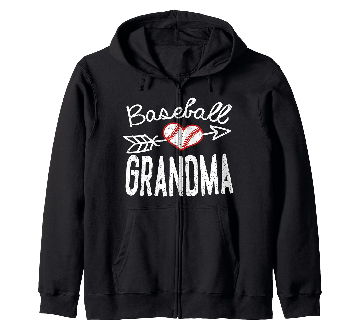 Proud Baseball Grandma Gift Hoodie - Casual Everyday Wear Men Women - T-Shirt, Sweatshirt, Hoodie
