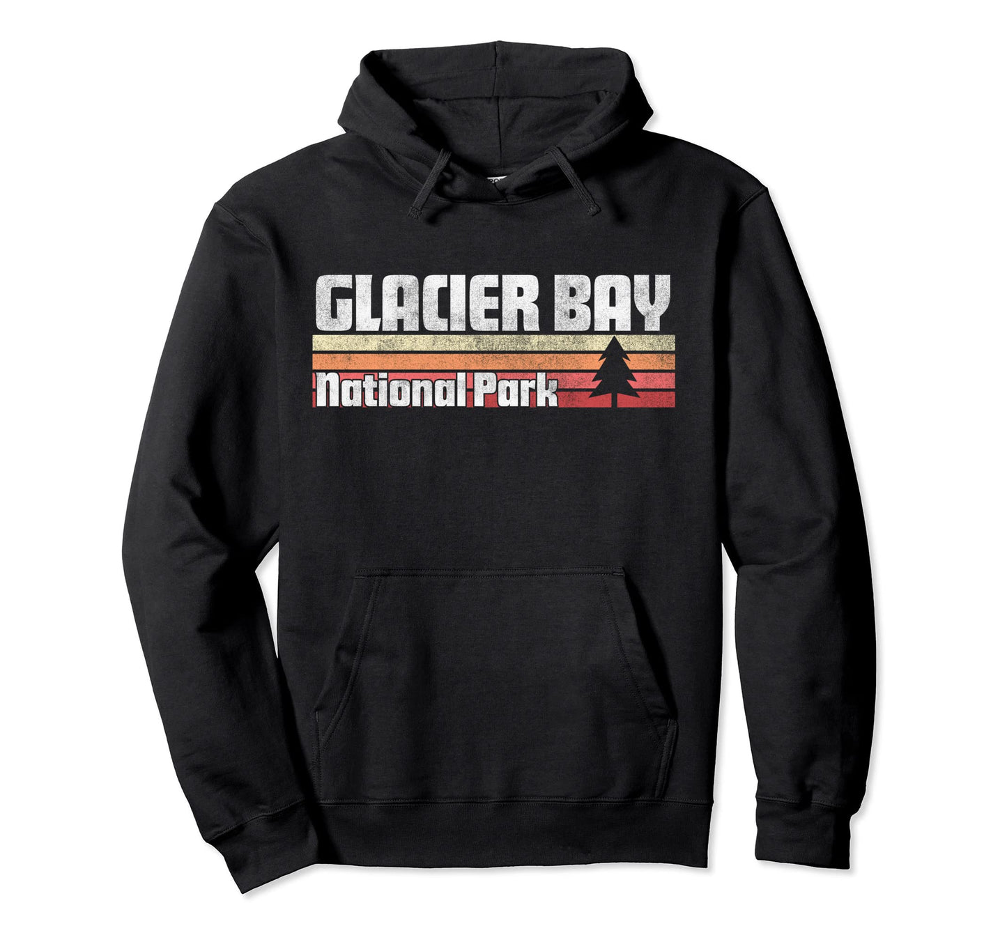 Glacier Bay National Park 70S 80S 90S Hoodie - Graphic Print Men Women - T-Shirt, Sweatshirt, Hoodie
