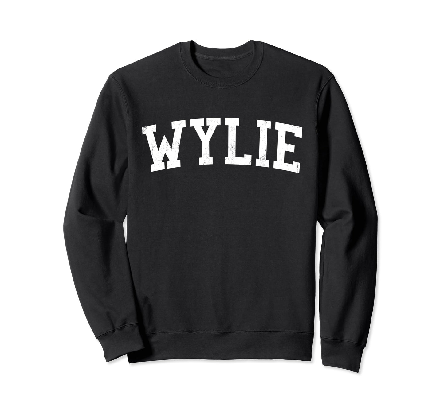 Wylie Tx Distressed White Varsity Sweatshirt - Custom Art Print Unisex - T-Shirt, Sweatshirt, Hoodie
