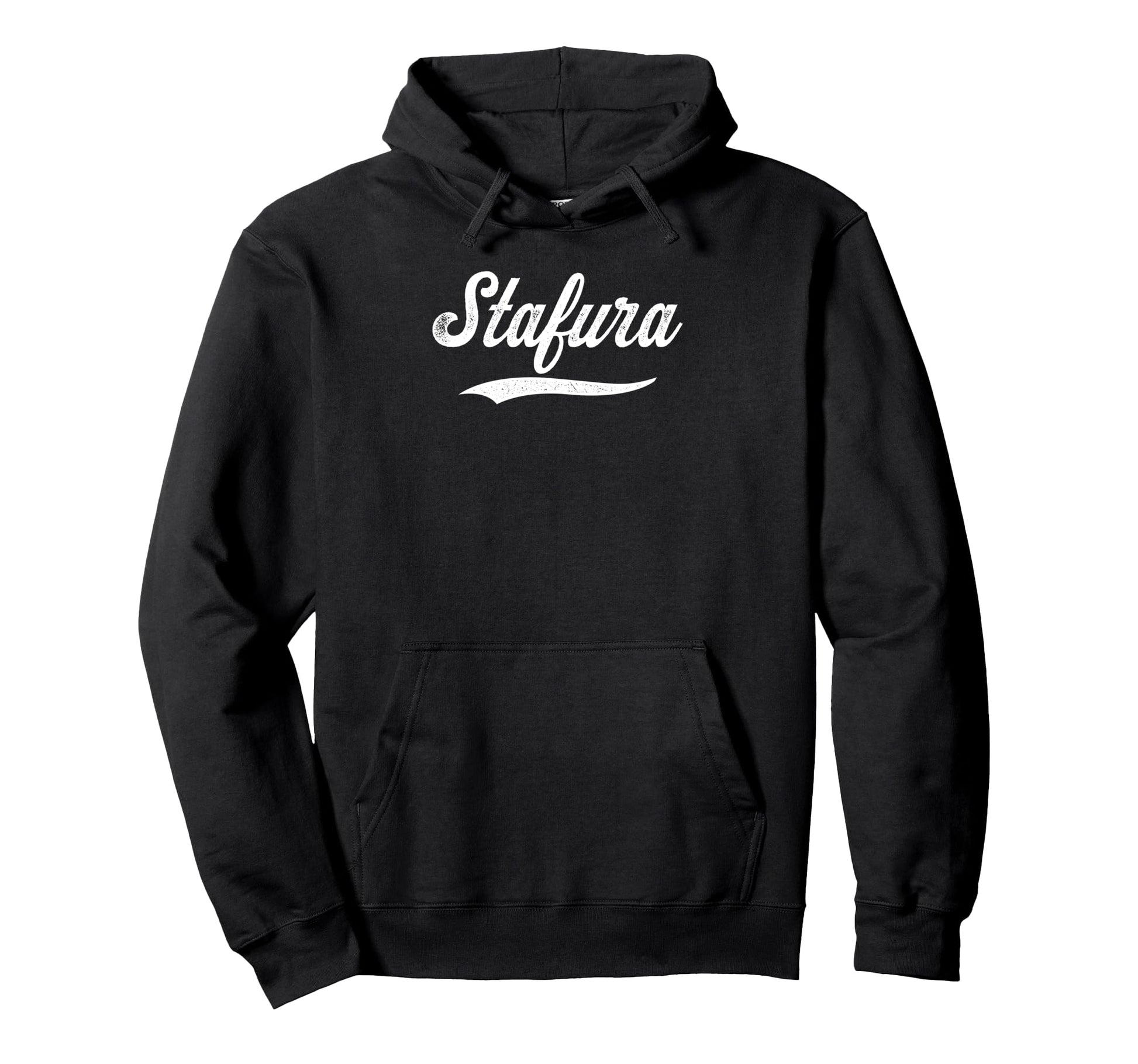 Distressed Script Samuel Stafura Hoodie - Trendy Graphic Men Women - T-Shirt, Sweatshirt, Hoodie