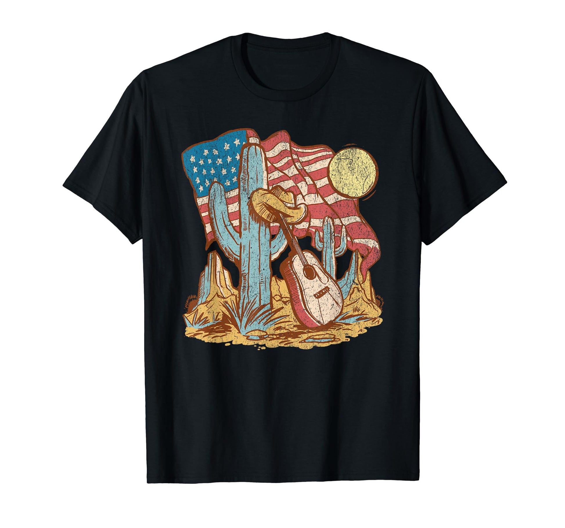 Western Country Music America Usa T-Shirt - Fun Novelty Design Men Women - T-Shirt, Sweatshirt, Hoodie