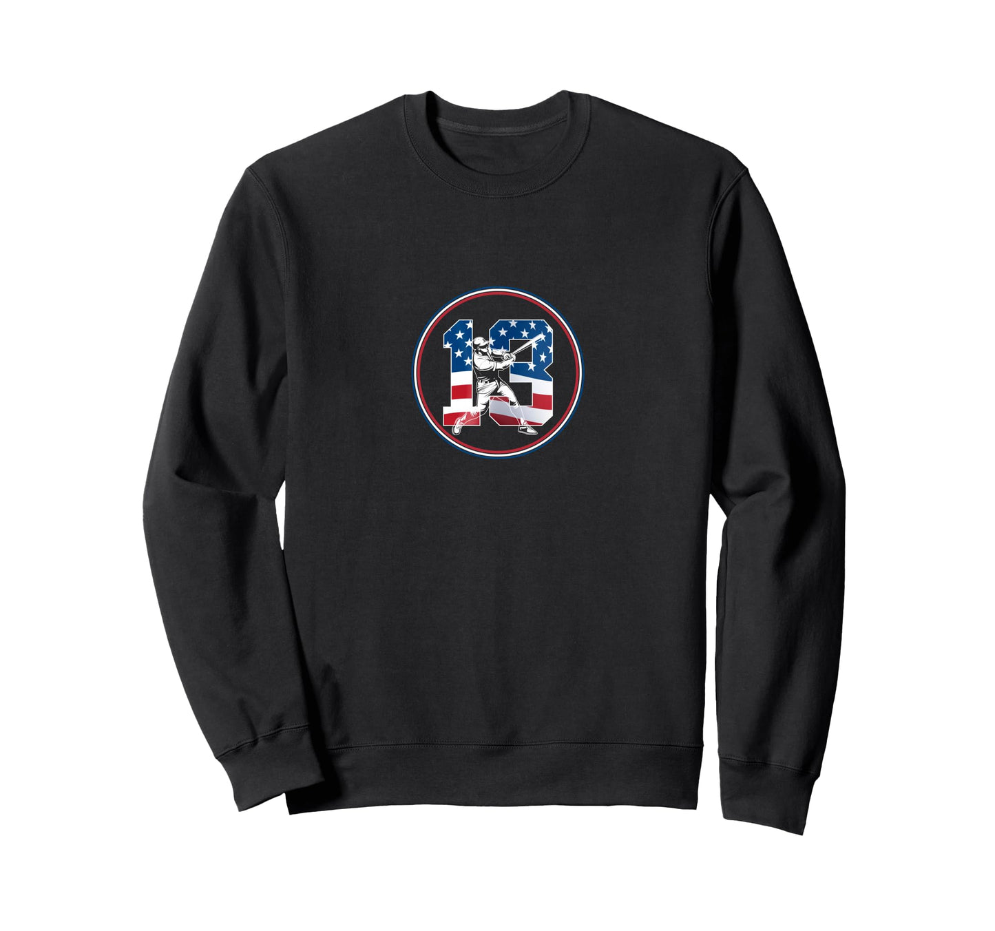 Number 13 Years Baseball 13Th Sweatshirt - Aesthetic Graphic Unisex - T-Shirt, Sweatshirt, Hoodie
