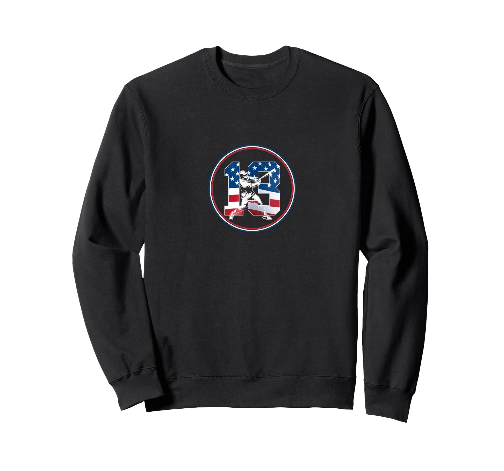 Number 13 Years Baseball 13Th Sweatshirt - Aesthetic Graphic Unisex - T-Shirt, Sweatshirt, Hoodie