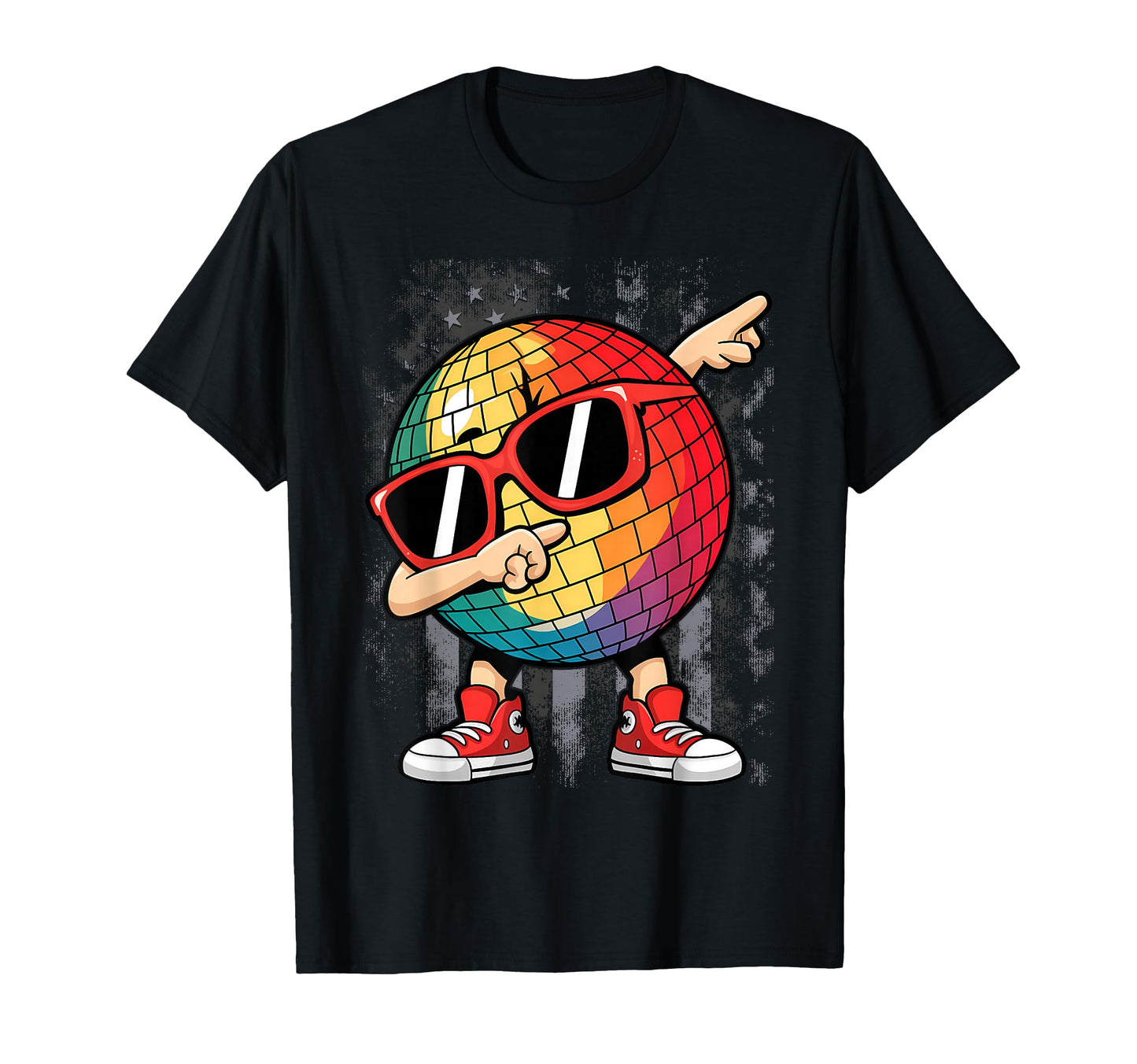 Disco Ball Dabbing 70S Nightclub Dance T-Shirt - Streetwear Style Unisex - T-Shirt, Sweatshirt, Hoodie