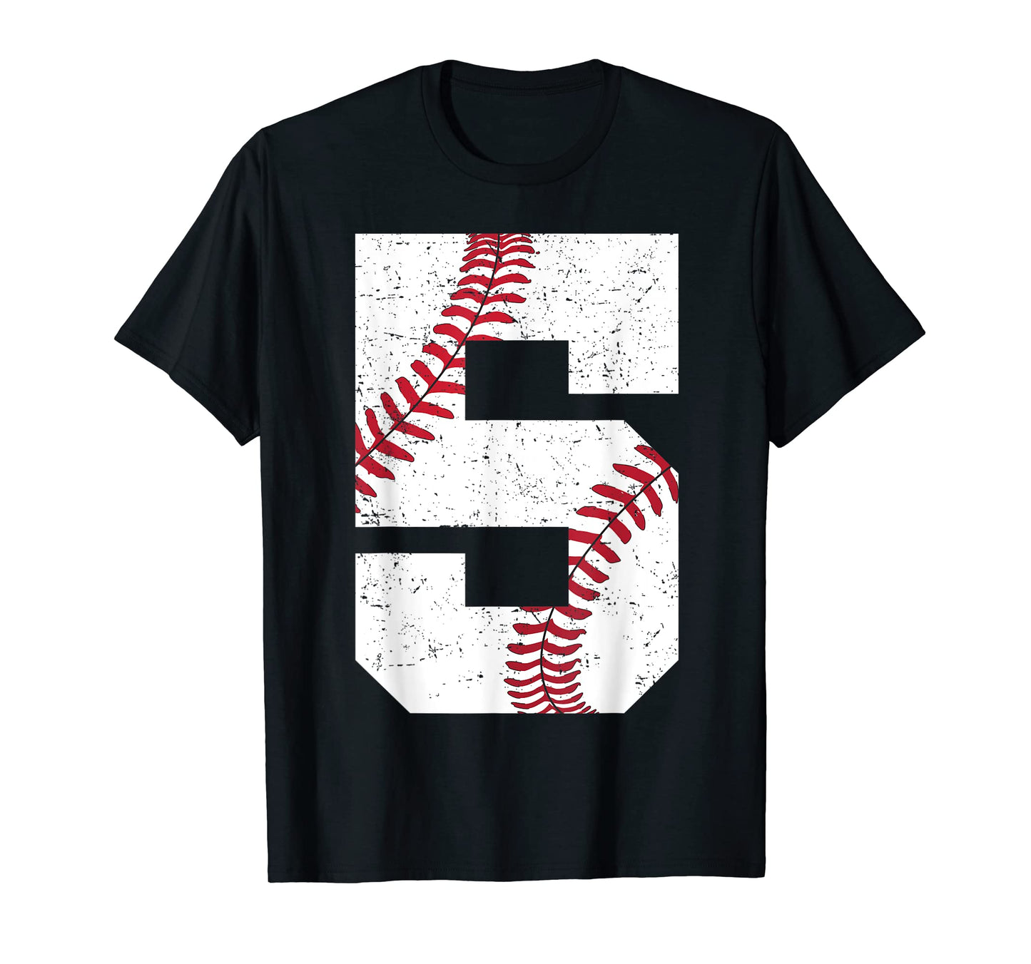 Baseball Birthday 5 Five Year Old Or T-Shirt - Minimalist Print Men Women - T-Shirt, Sweatshirt, Hoodie