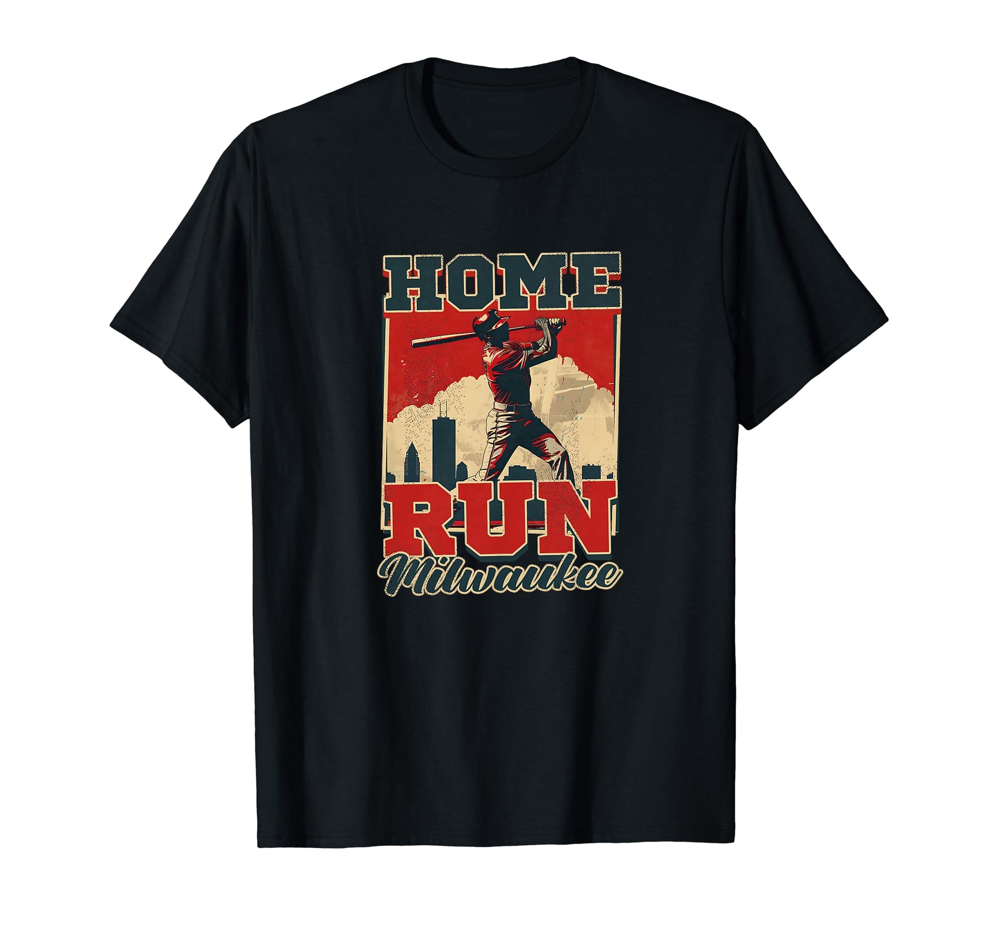 Home Run Milwaukee Milwaukee T-Shirt - Casual Everyday Wear Men Women - T-Shirt, Sweatshirt, Hoodie