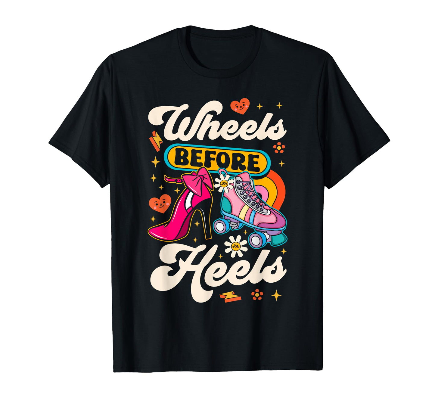 Roller Skating Skate 1970S Wheels Before T-Shirt - Minimalist Print Unisex - T-Shirt, Sweatshirt, Hoodie
