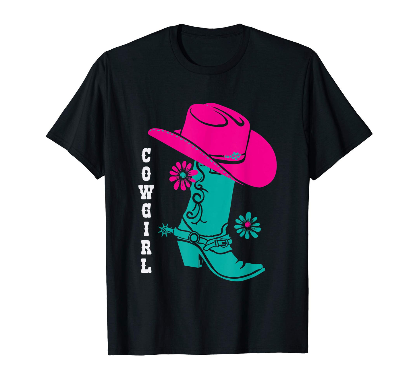 Cowgirl Boots Western Rodeo Cowgirls Cowboy T-Shirt - Trendy Graphic Unisex - T-Shirt, Sweatshirt, Hoodie