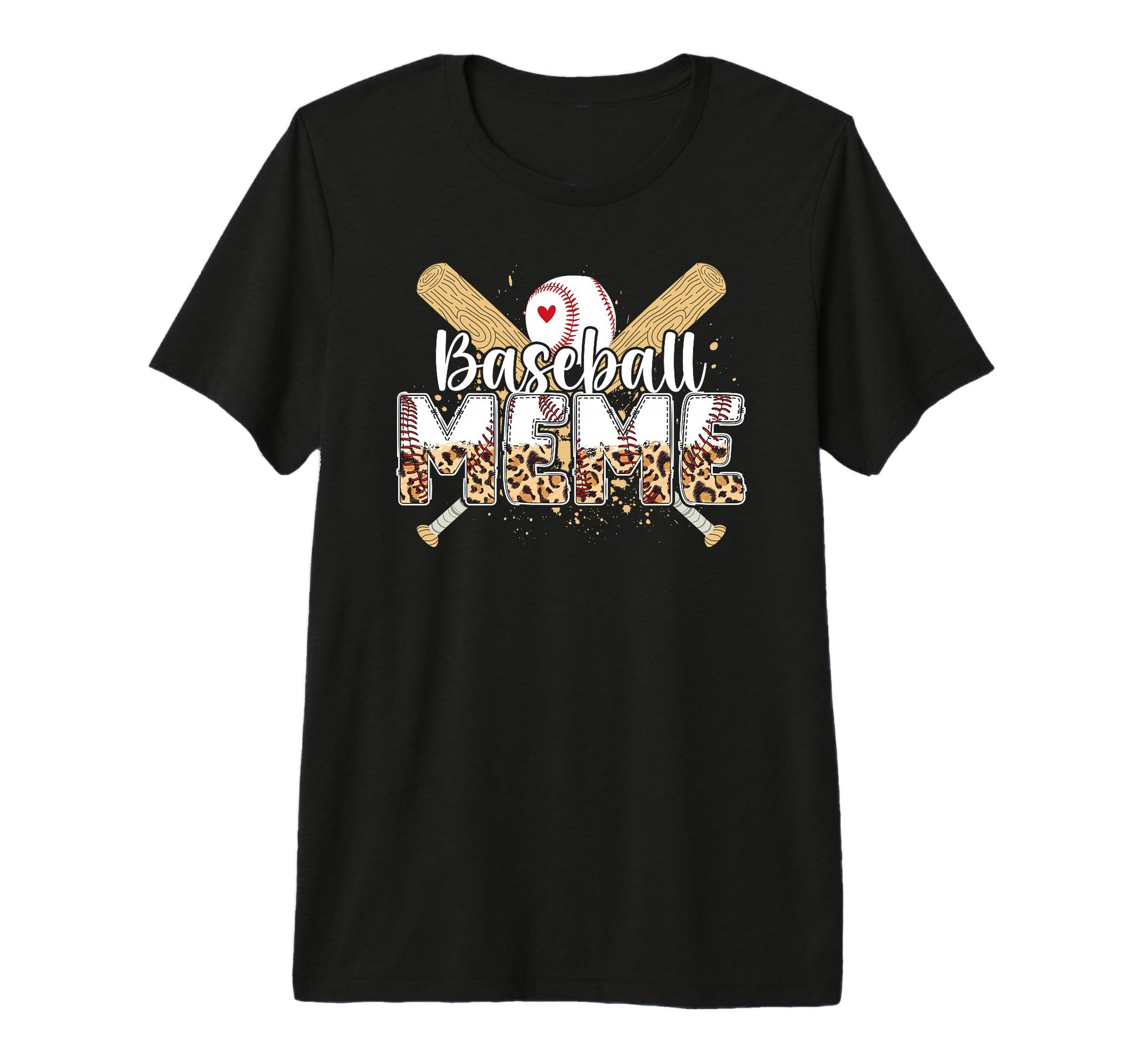 Baseball Meme Leopard Meme Baseball T-Shirt - Minimalist Print Unisex - T-Shirt, Sweatshirt, Hoodie
