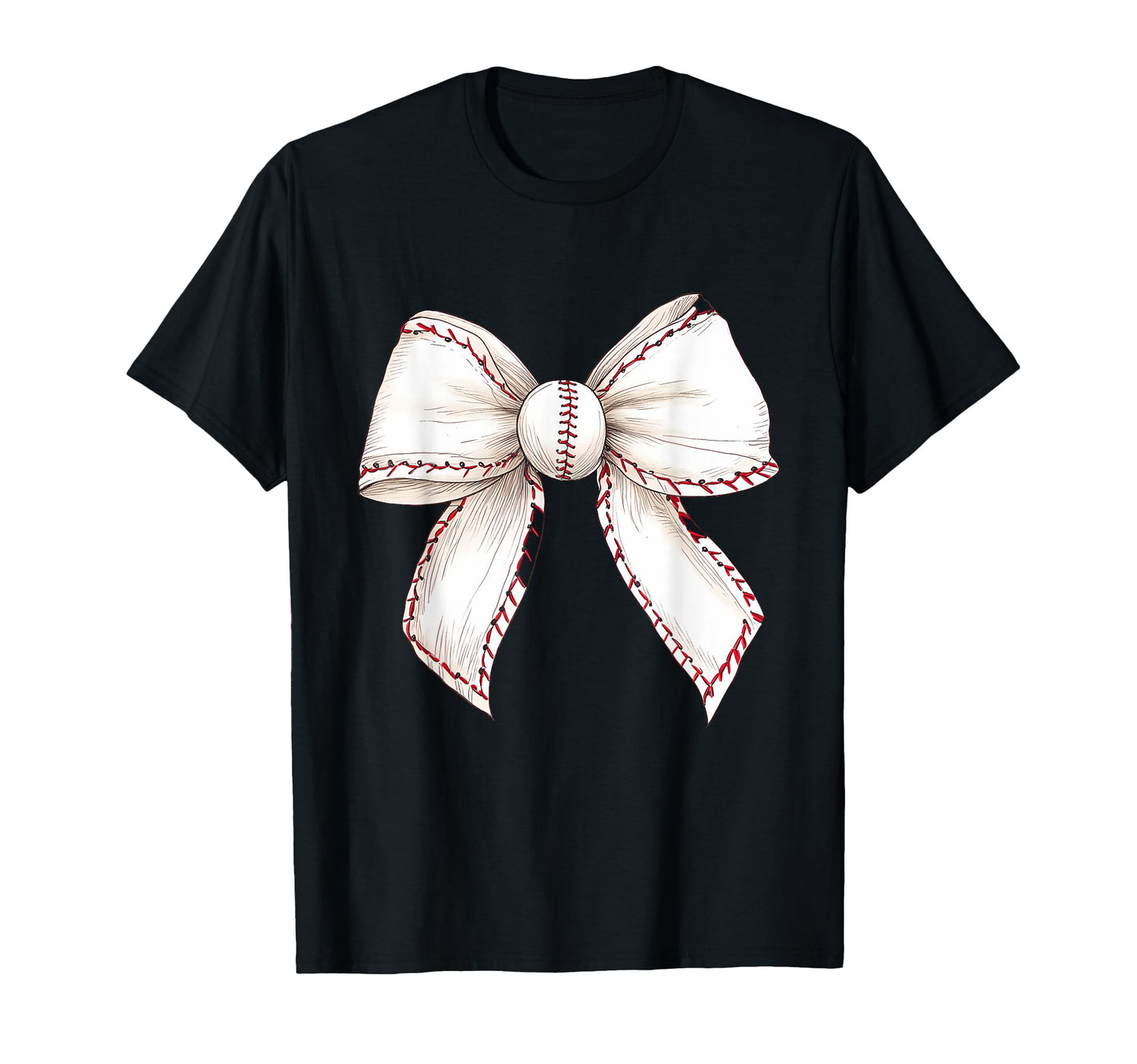 Baseball Coquette Bow Baseball Game T-Shirt - Trendy Graphic Unisex - T-Shirt, Sweatshirt, Hoodie
