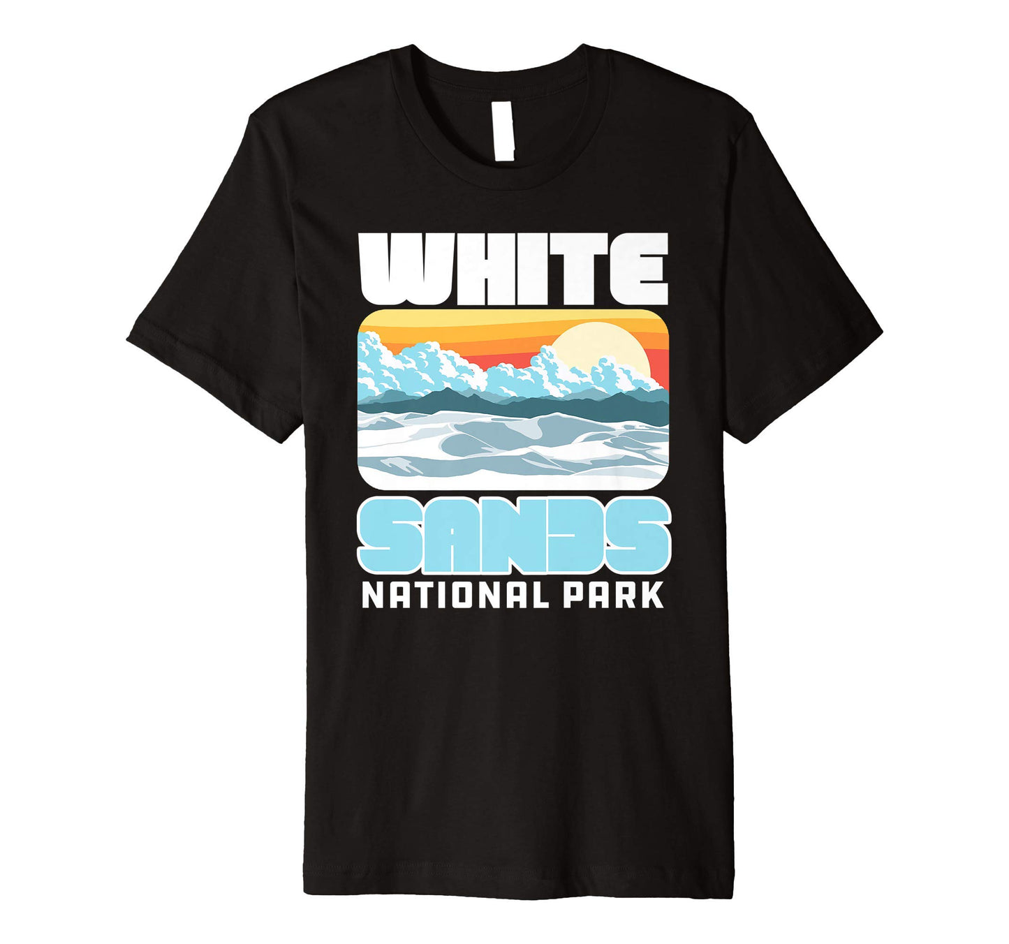 White Sand National Park 80S T-Shirt - Novelty Apparel Men Women - T-Shirt, Sweatshirt, Hoodie