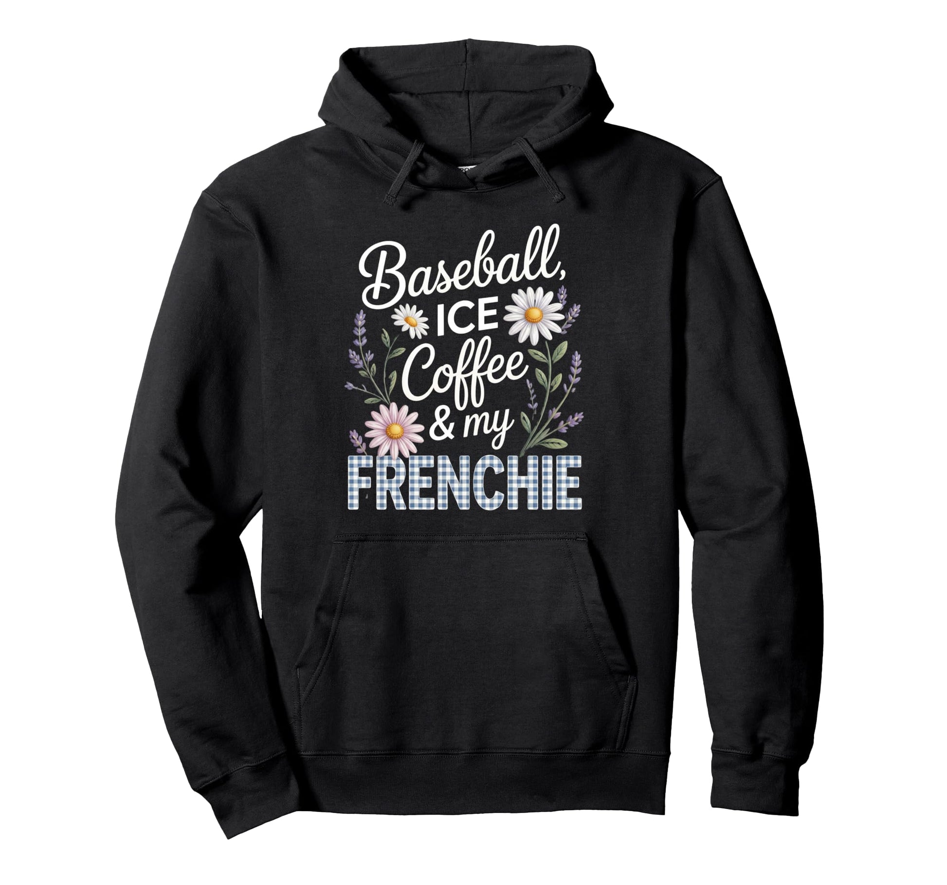 Womens Baseball Ice Coffee And My Hoodie - Streetwear Style Unisex - T-Shirt, Sweatshirt, Hoodie