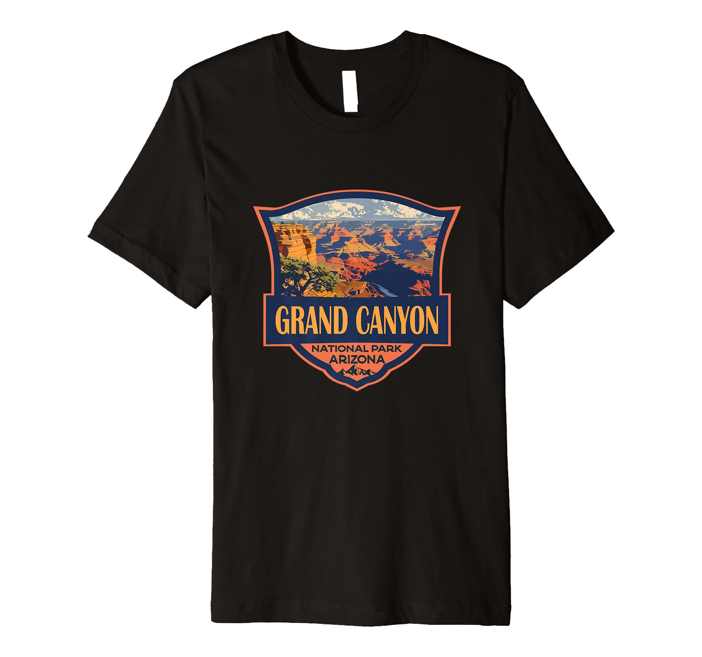 Grand Canyon National Park Illustration T-Shirt - Unique Graphic Unisex - T-Shirt, Sweatshirt, Hoodie