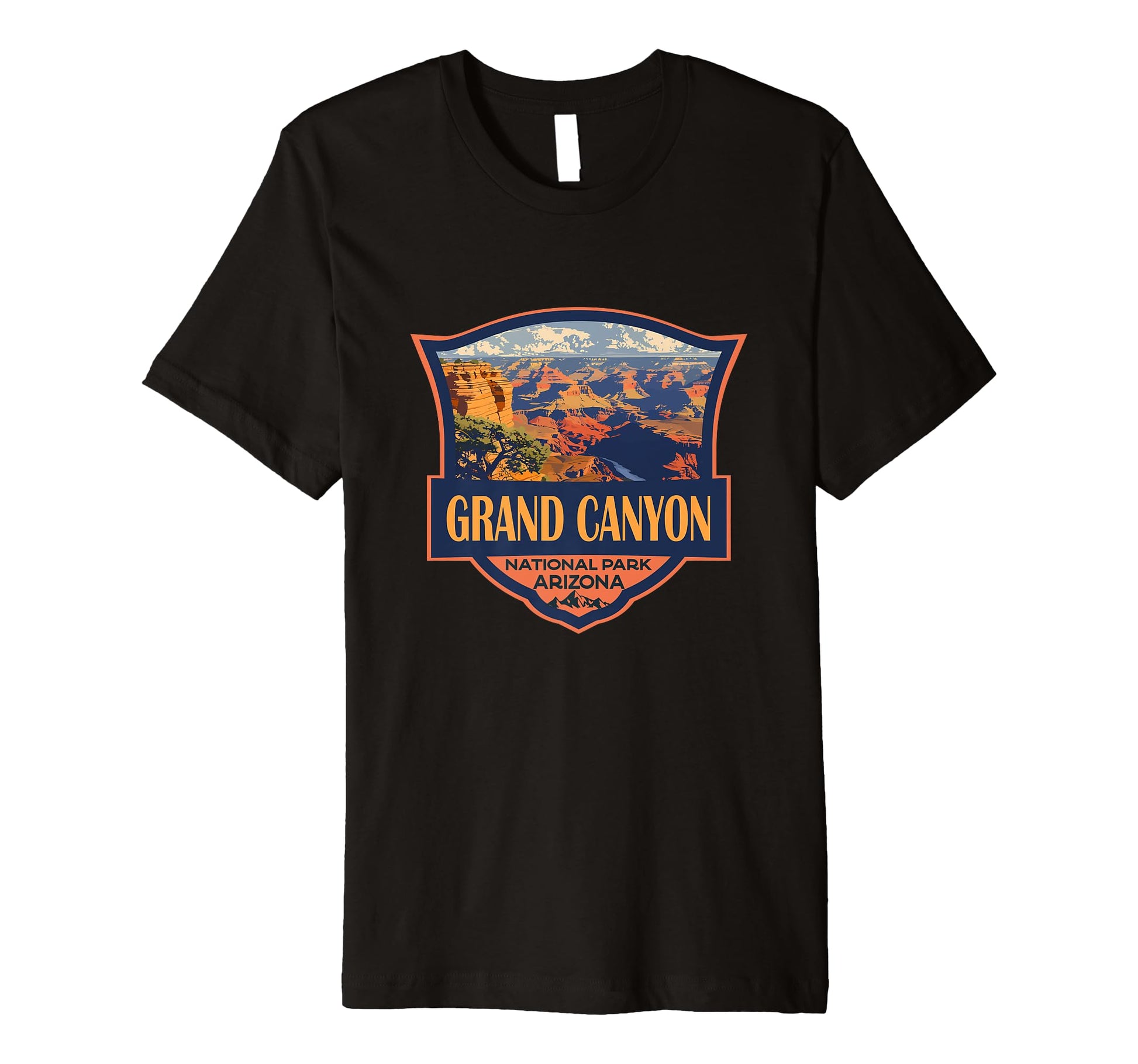 Grand Canyon National Park Illustration T-Shirt - Unique Graphic Unisex - T-Shirt, Sweatshirt, Hoodie