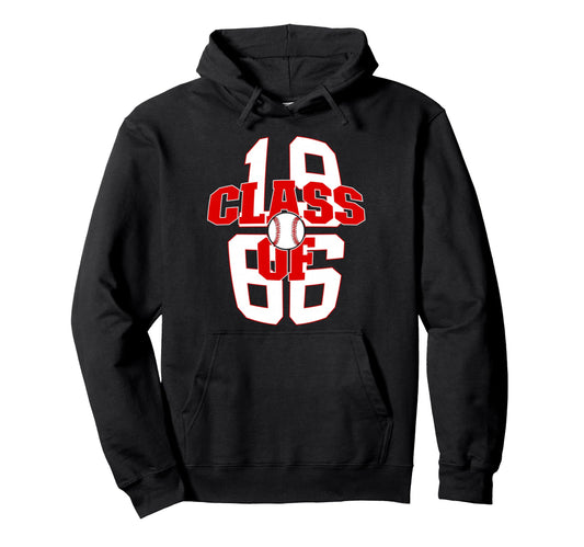 60 Years Class 1966 Baseball 60Th Hoodie - Minimalist Print for Adults - T-Shirt, Sweatshirt, Hoodie