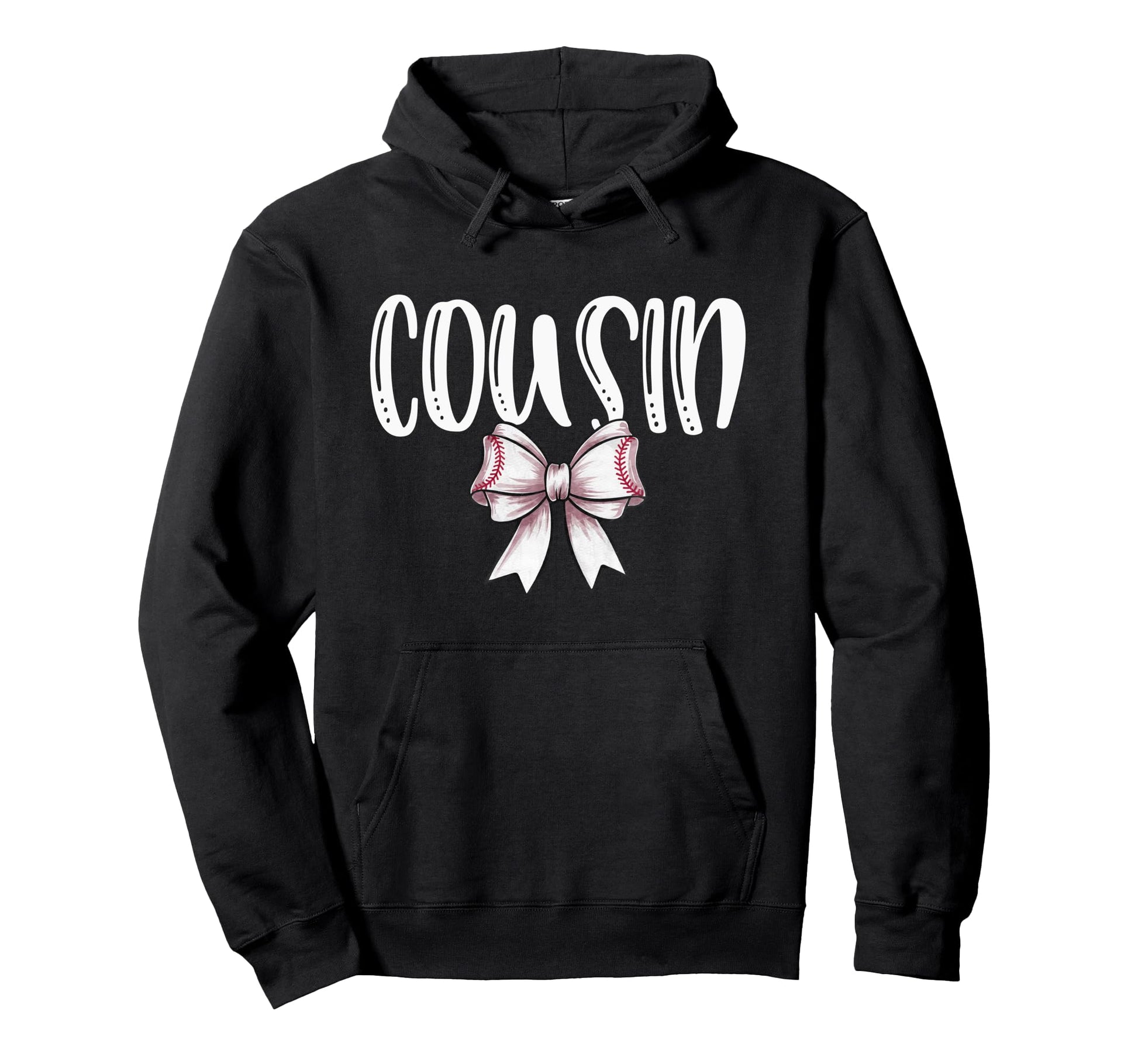 Coquette Baseball Cousin Spirit Hoodie - Unique Graphic Men Women - T-Shirt, Sweatshirt, Hoodie