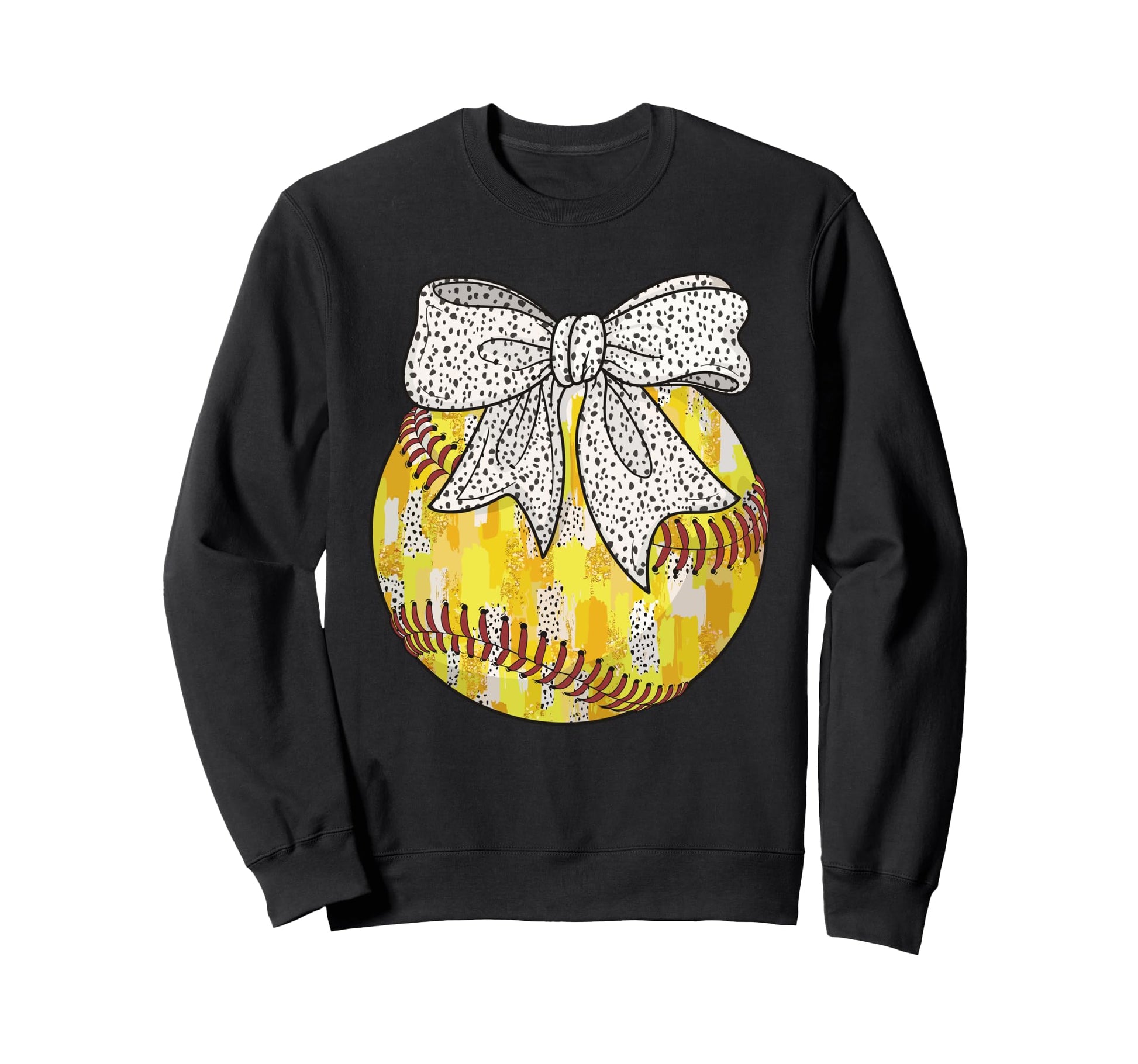 Funny Softball Coquette Bow Baseball Sweatshirt - Streetwear Style Unisex - T-Shirt, Sweatshirt, Hoodie