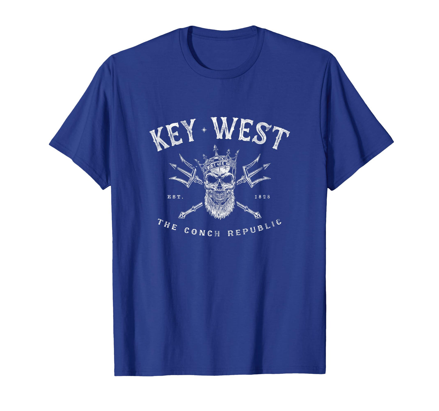 Key West Florida Poseidon Conch Republic T-Shirt - Trendy Graphic Unisex - T-Shirt, Sweatshirt, Hoodie