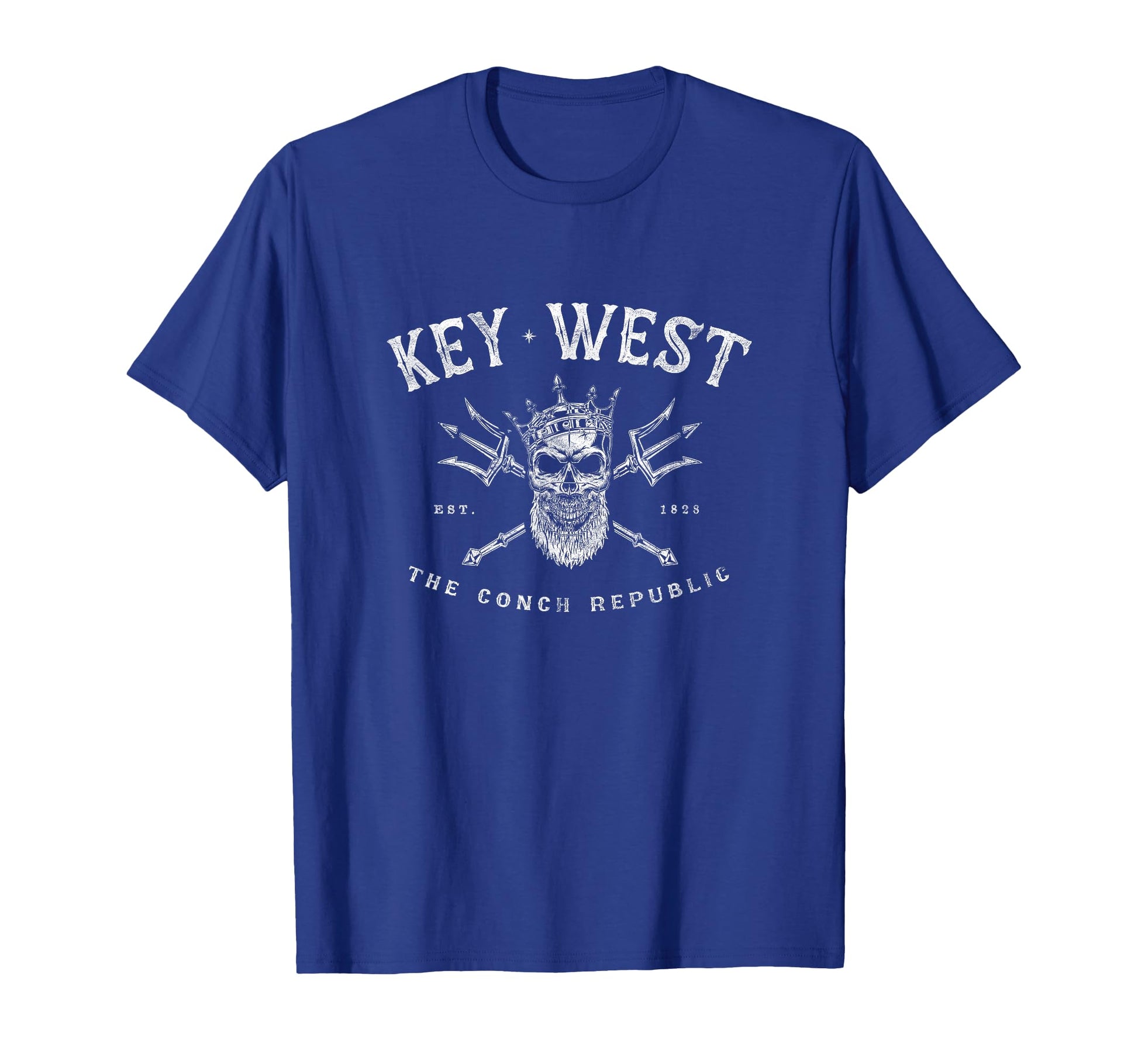 Key West Florida Poseidon Conch Republic T-Shirt - Trendy Graphic Unisex - T-Shirt, Sweatshirt, Hoodie