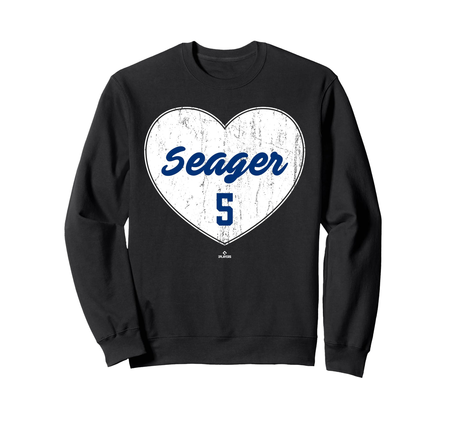 Distressed Heart Corey Seager Sweatshirt - Minimalist Print Men Women - T-Shirt, Sweatshirt, Hoodie